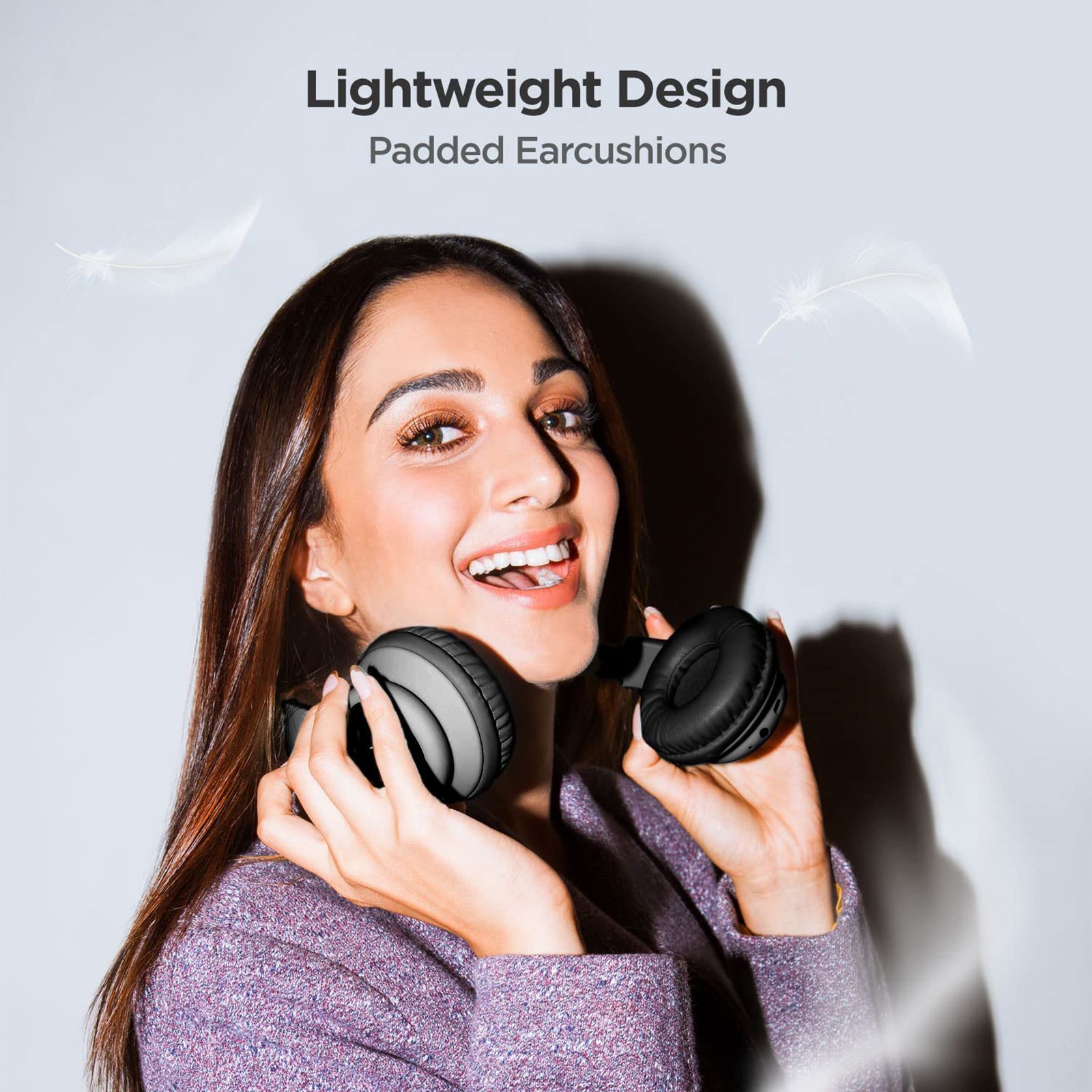 boAt Rockerz 450 Bluetooth Headphone with Mic (Dual Connectivity, On Ear, Luscious Black)_4