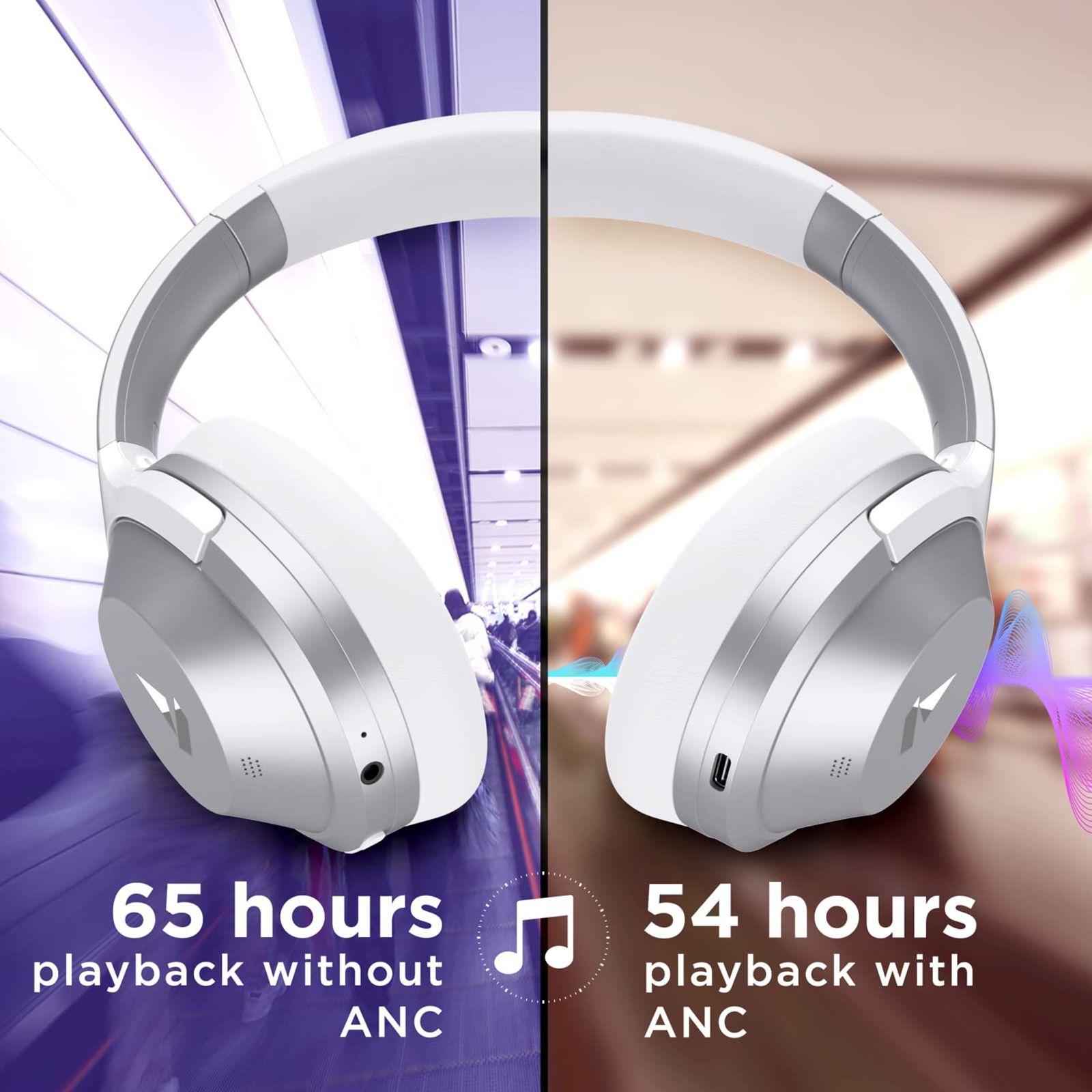 boAt Nirvanaa 751 ANC Bluetooth Headphone with Mic (Google Assistant Enabled, On Ear, Sterling Silver)_4