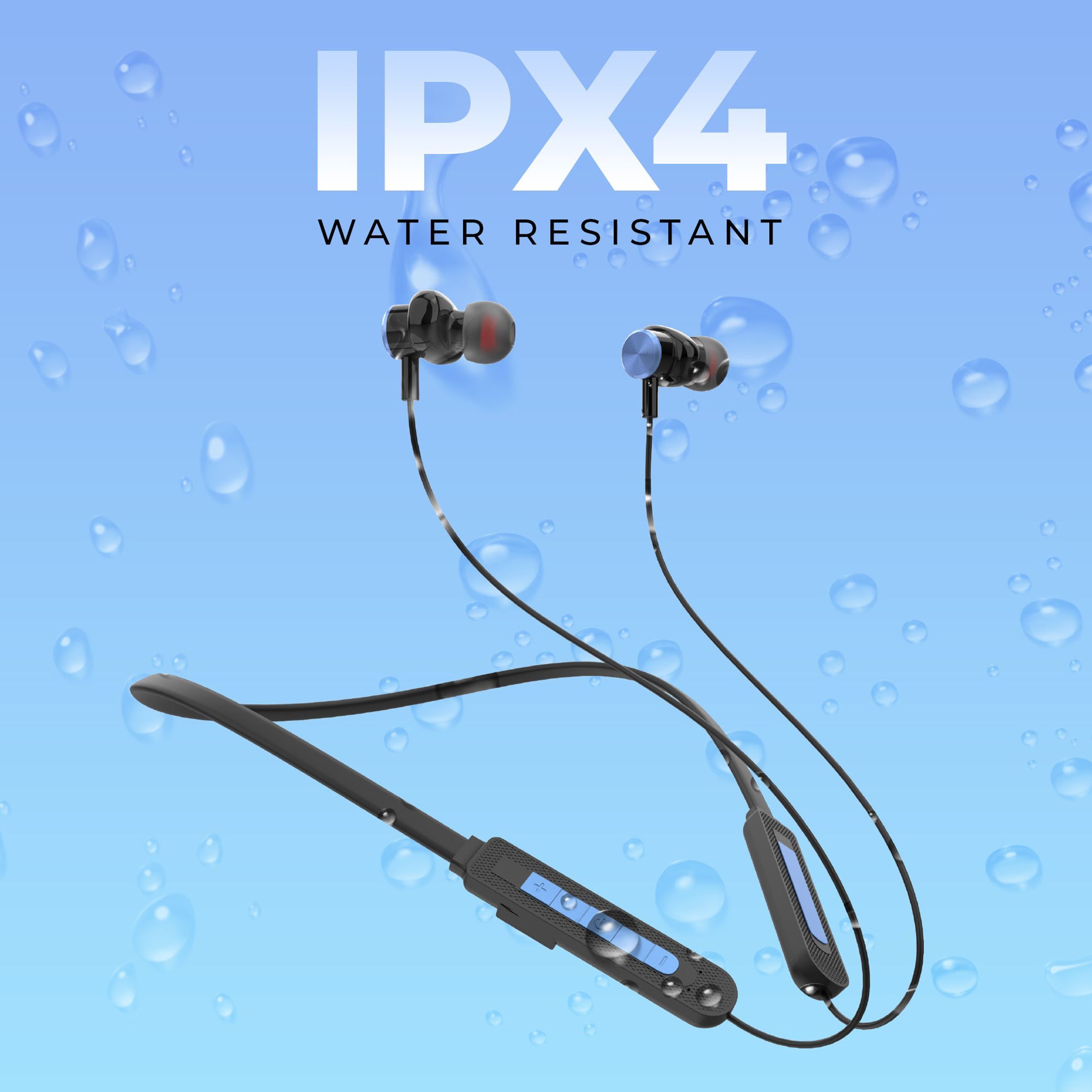 GIZmore Melody MN218 Neckband (IPX4 Water Resistant, Quick Charging Technology, Red) GIZmore Melody MN218 Neckband (IPX4 Water Resistant, Quick Charging Technology, Red)_5