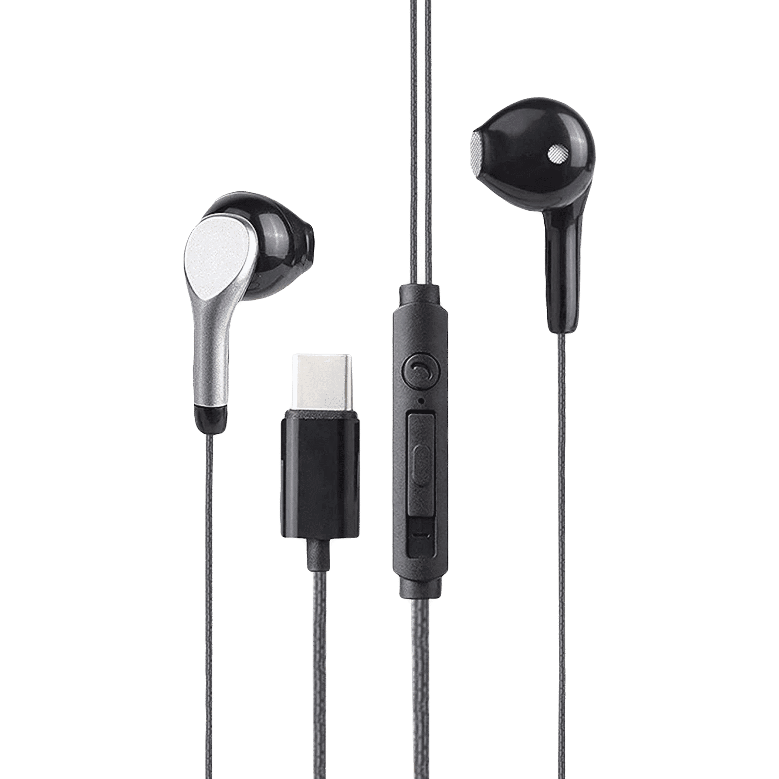 GIZmore ME343 Wired Earphone with Mic (In Ear, Black)_1