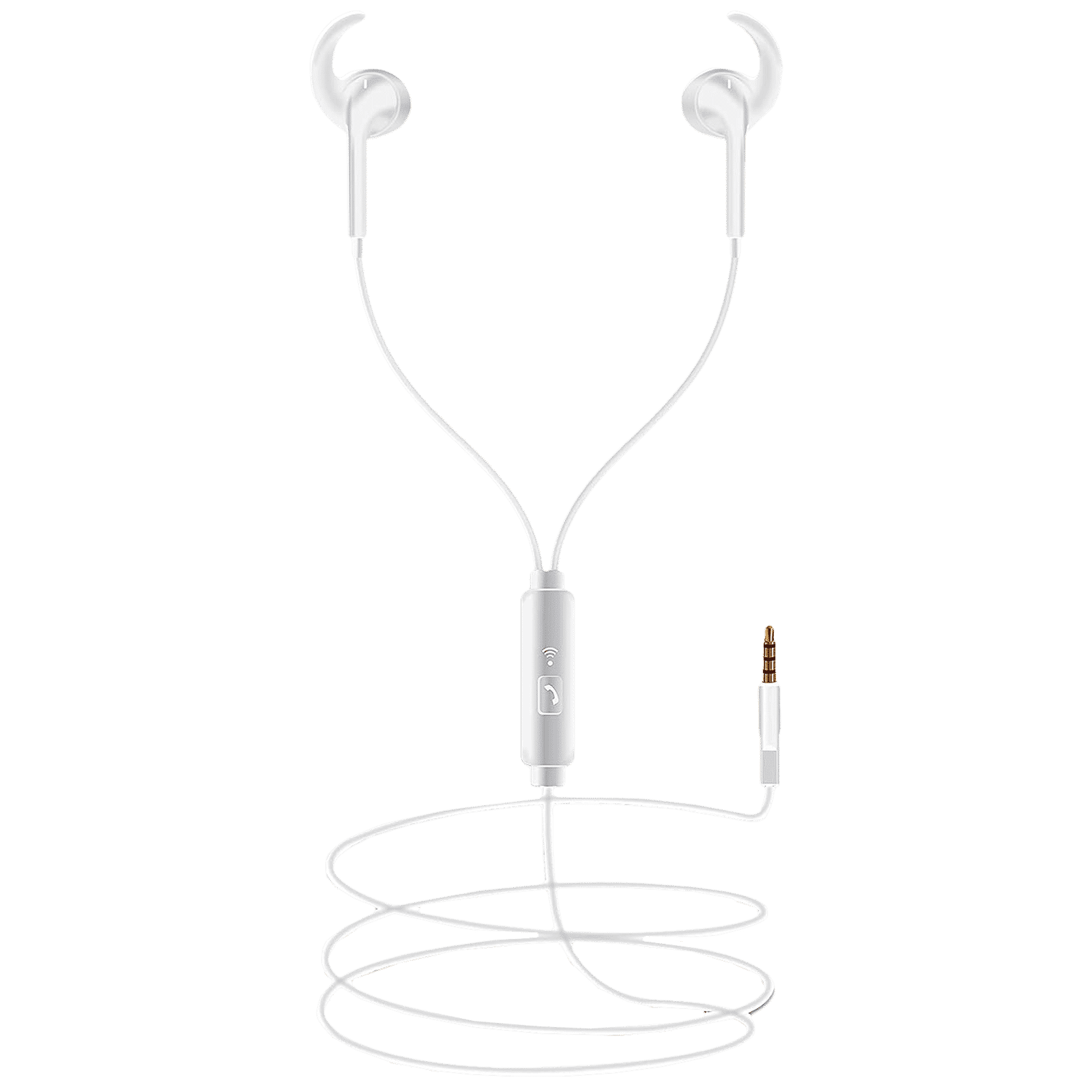 Foxin Bass PRO B1 FOXEAR0013 Wired Earphone with Mic (In Ear, White)_1