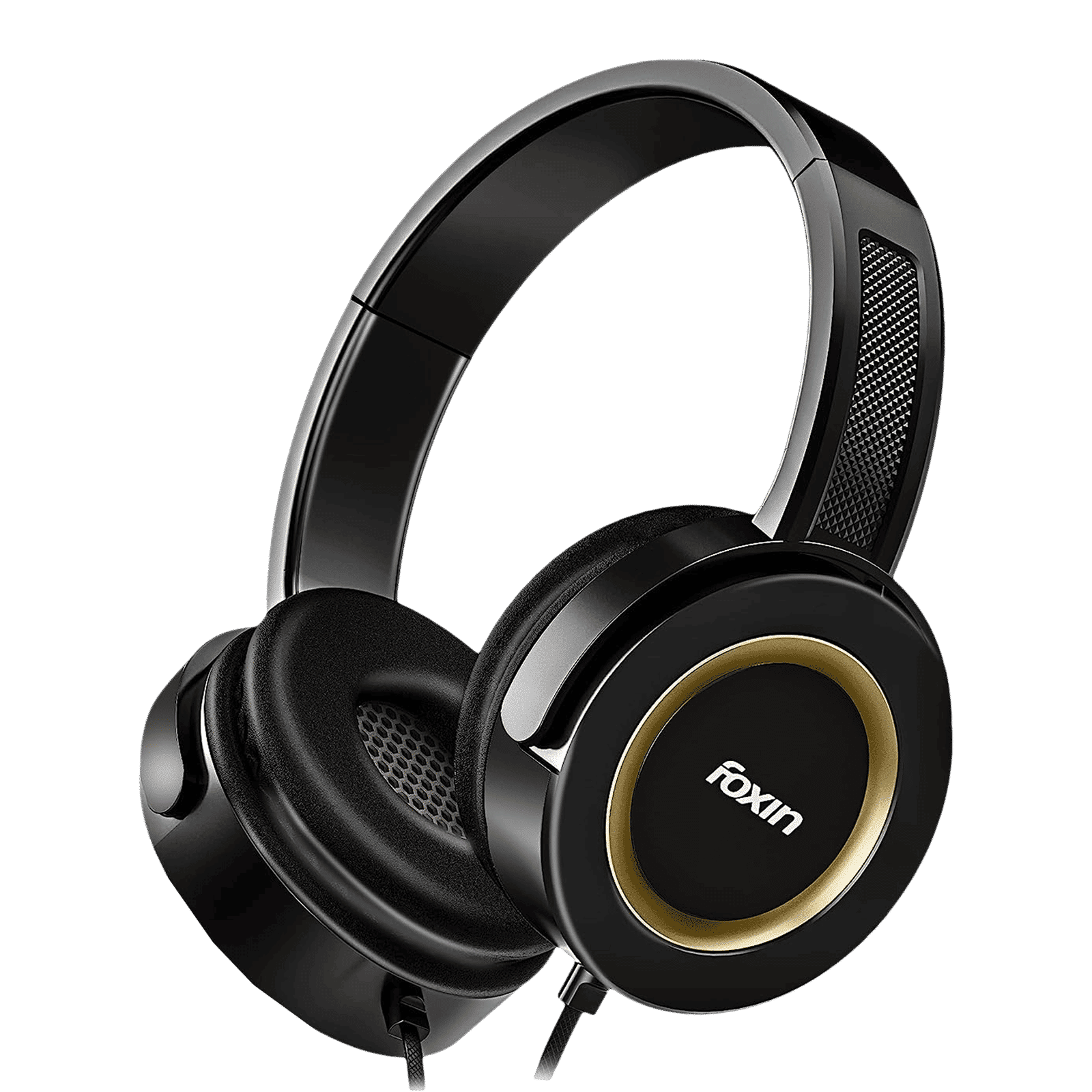 Foxin Roar 308 FOXHED0122 Wired Headphone with Mic (Over Ear, Piano Black) Foxin Roar 308 FOXHED0122 Wired Headphone with Mic (Over Ear, Piano Black)_1