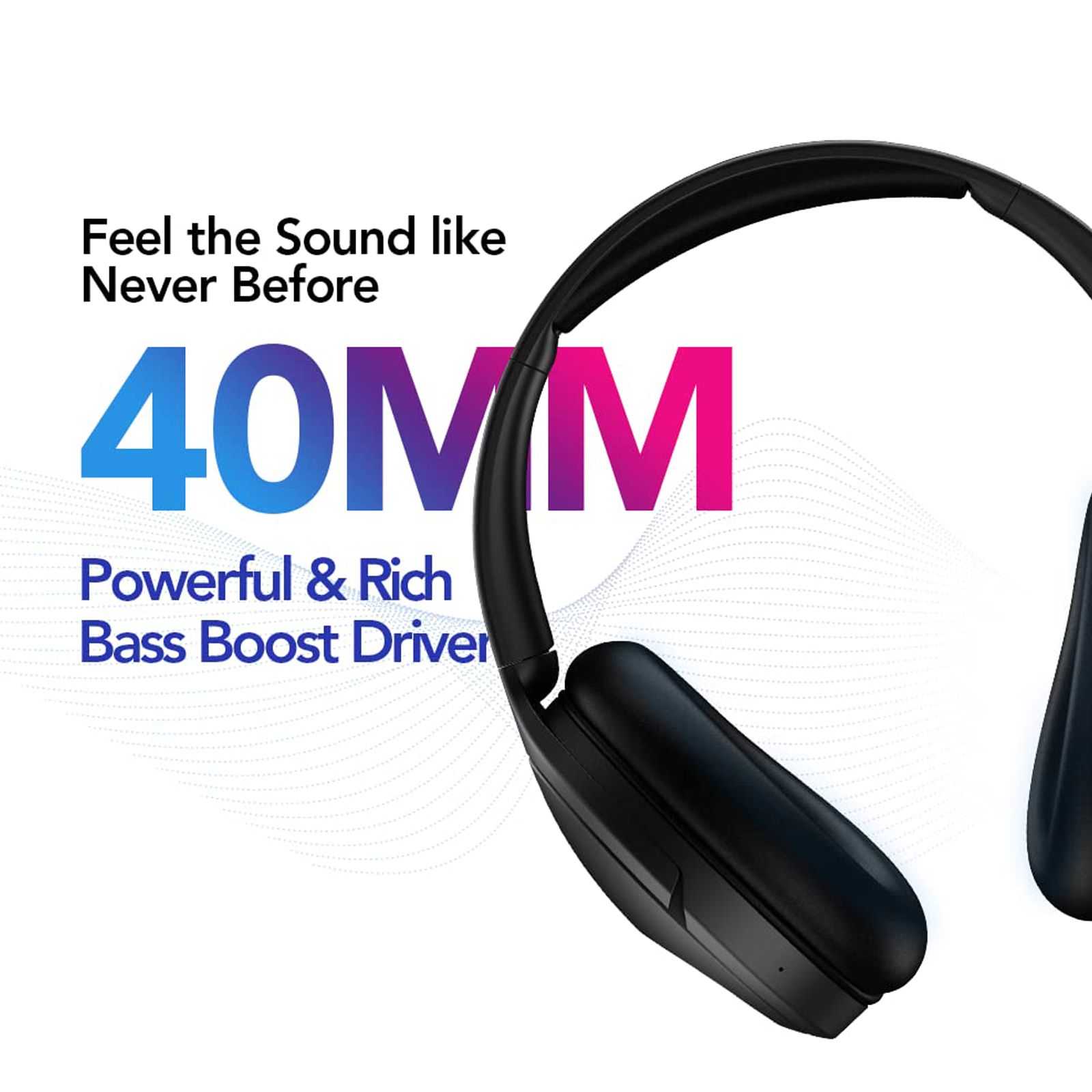 MadRabbit 8059 Bluetooth Headphone with Mic (Fast Charging, Over Ear, Black) MadRabbit 8059 Bluetooth Headphone with Mic (Fast Charging, Over Ear, Black)_4