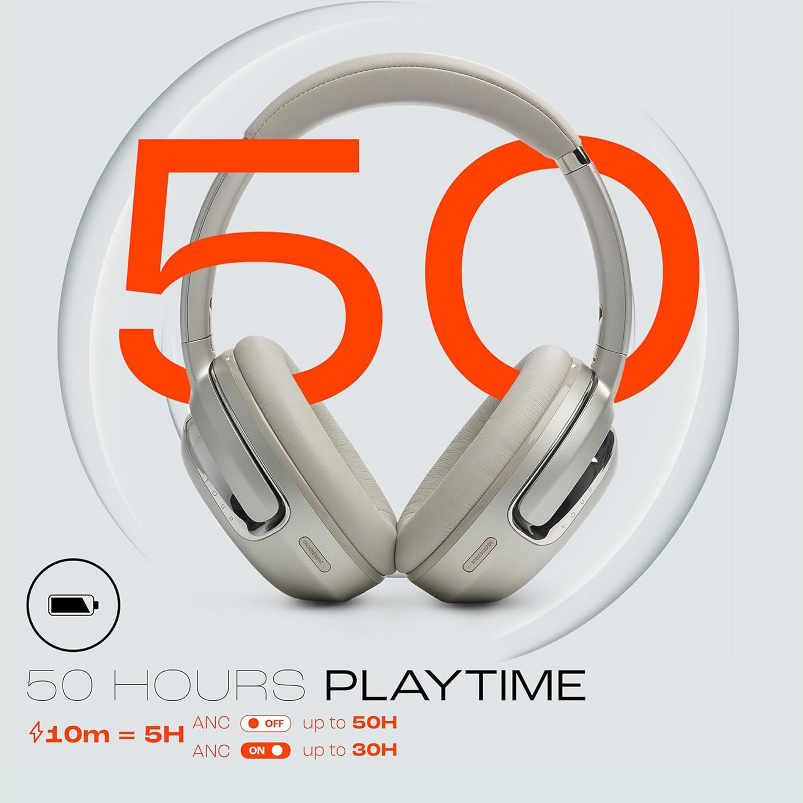 JBL Tour One M2 Bluetooth Headphone with Mic (Upto 50 Hours Playback, Over Ear, Champagne Gold)_16