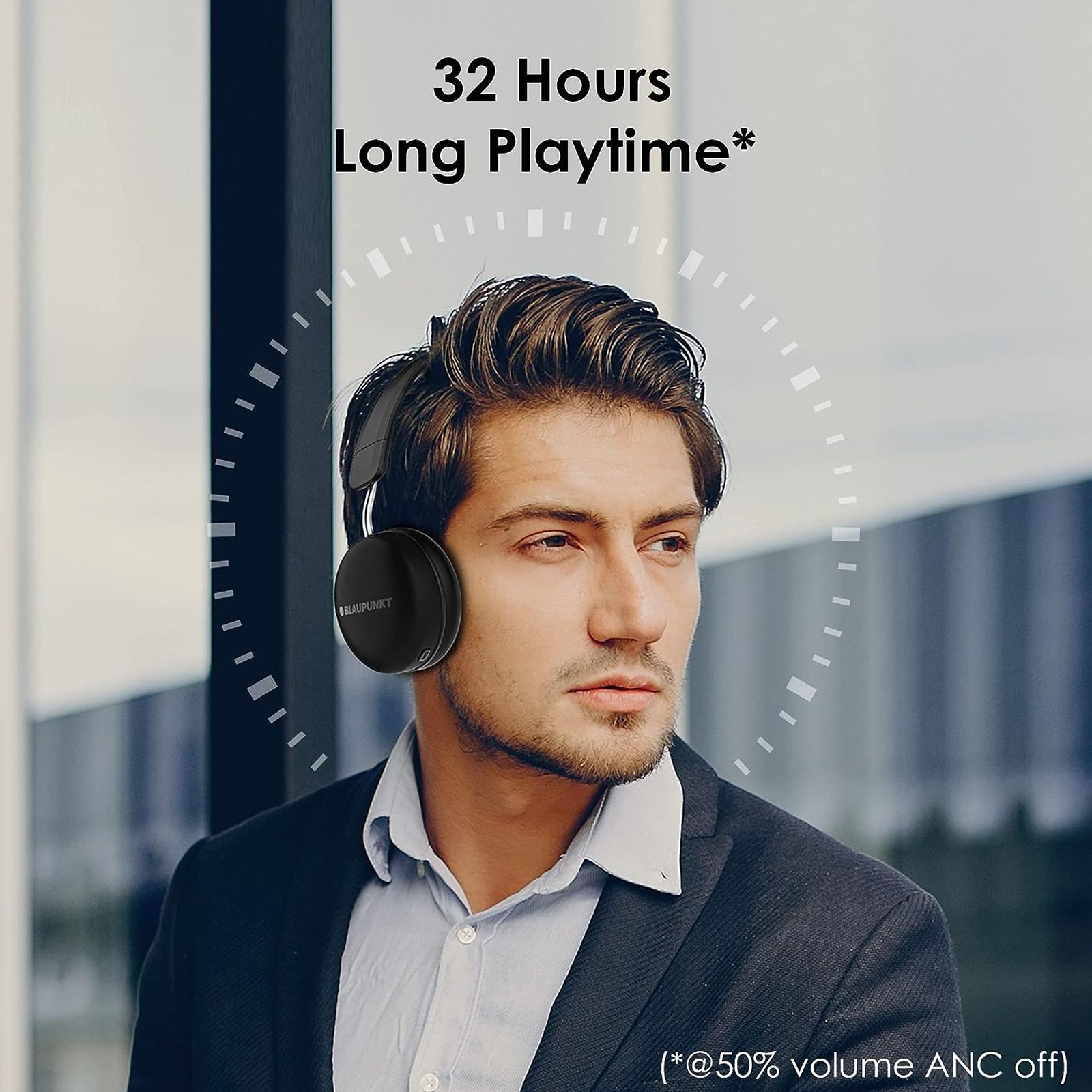 Blaupunkt BH51 Bluetooth Headphone with Mic (HD Sound, On Ear, Black)_7