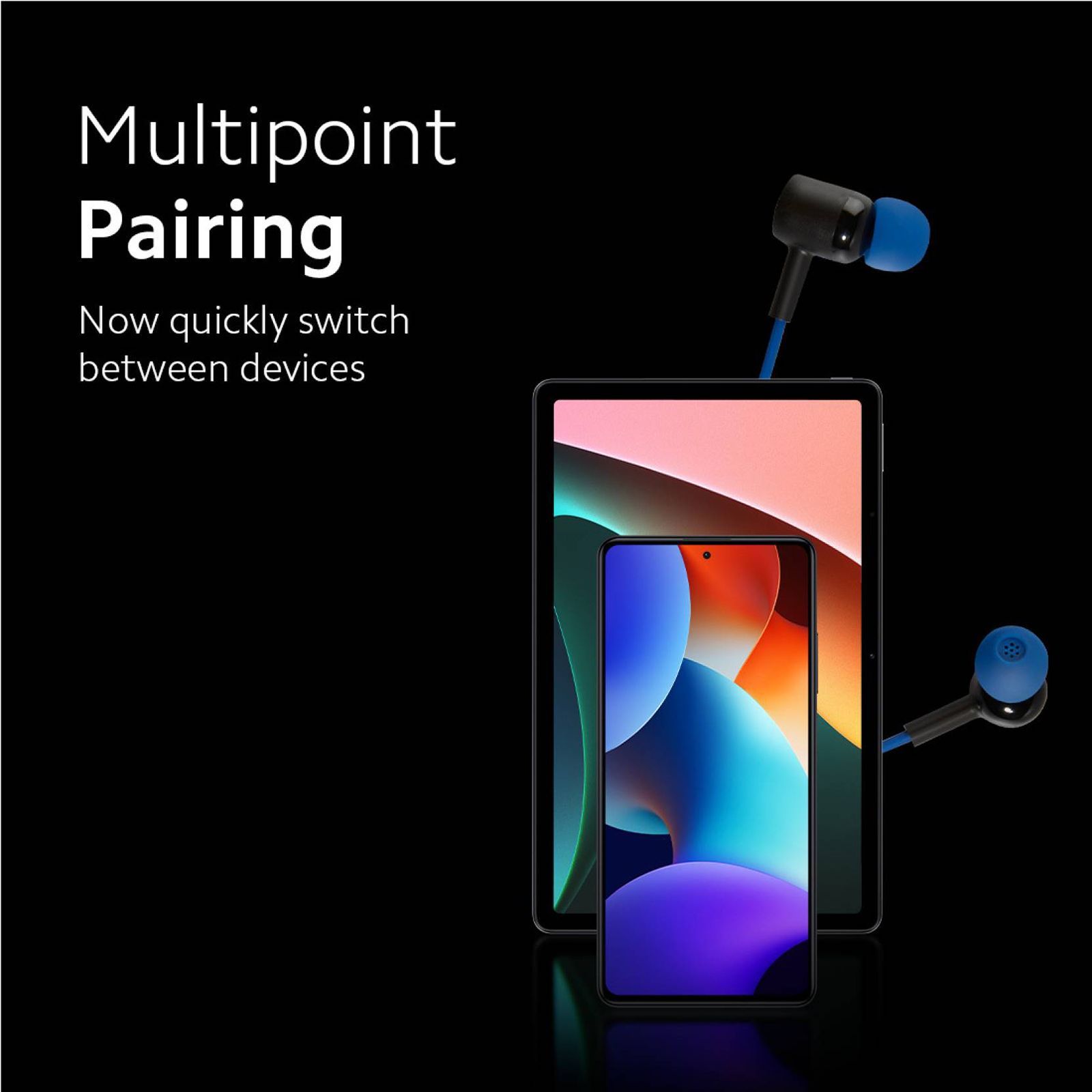 Redmi Sonic Bass 2 INLYEJ03LS Neckband with Environmental Noise Cancellation (IPX5 Water Resistant, Quick Charge, Blue) Redmi Sonic Bass 2 INLYEJ03LS Neckband with Environmental Noise Cancellation (IPX5 Water Resistant, Quick Charge, Blue)_6