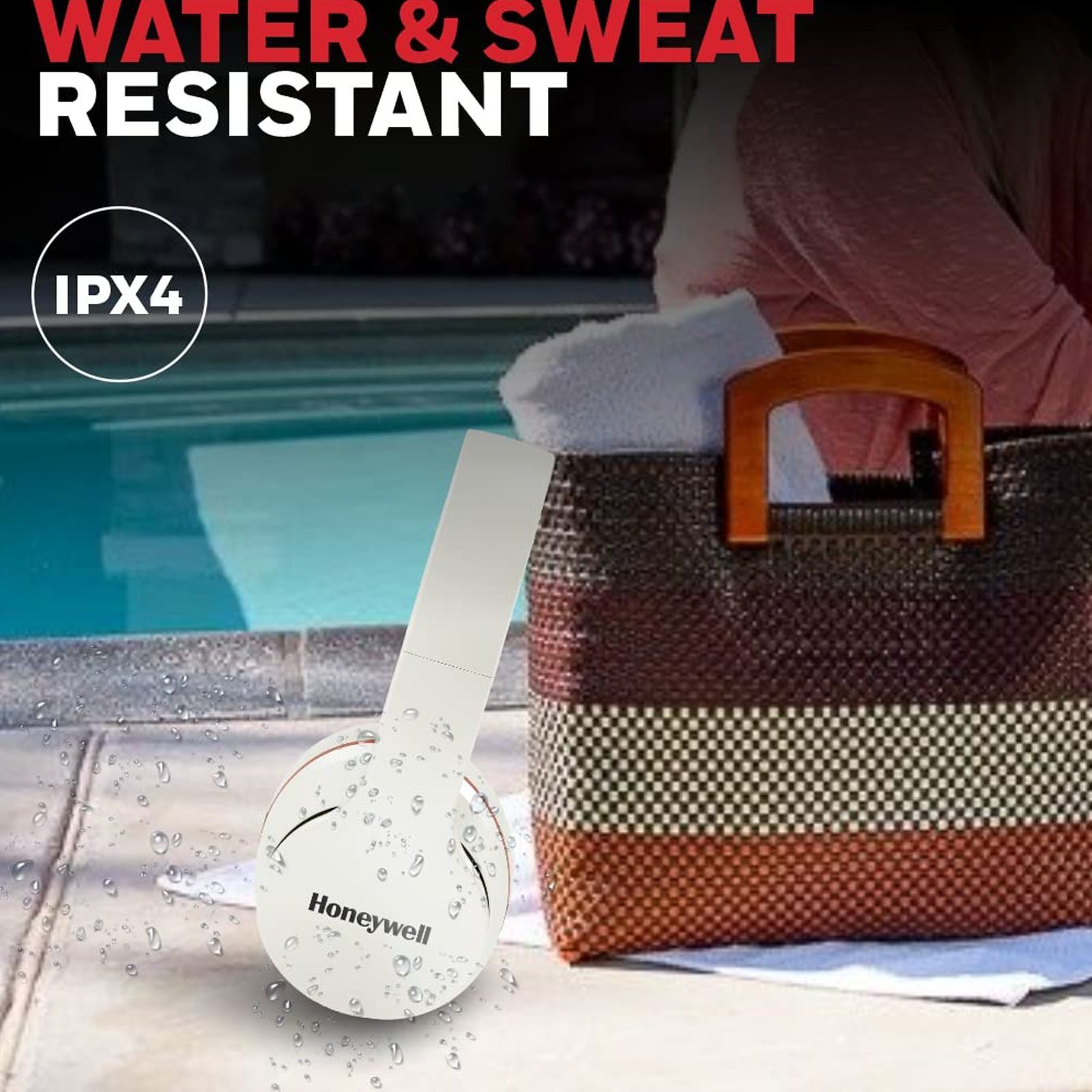 Honeywell Trueno U10 Bluetooth Headset with Mic (Upto 20 Hours Playback, Over Ear, Silver)_4