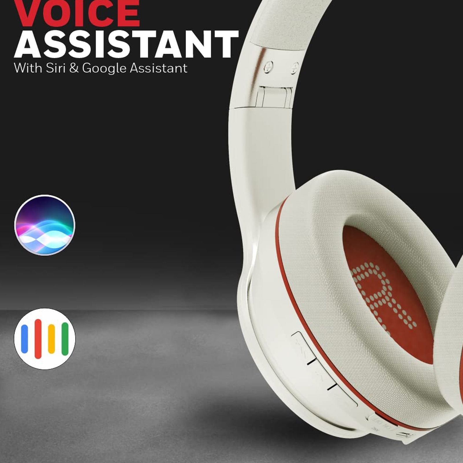 Honeywell Trueno U10 Bluetooth Headset with Mic (Upto 20 Hours Playback, Over Ear, Silver)_5