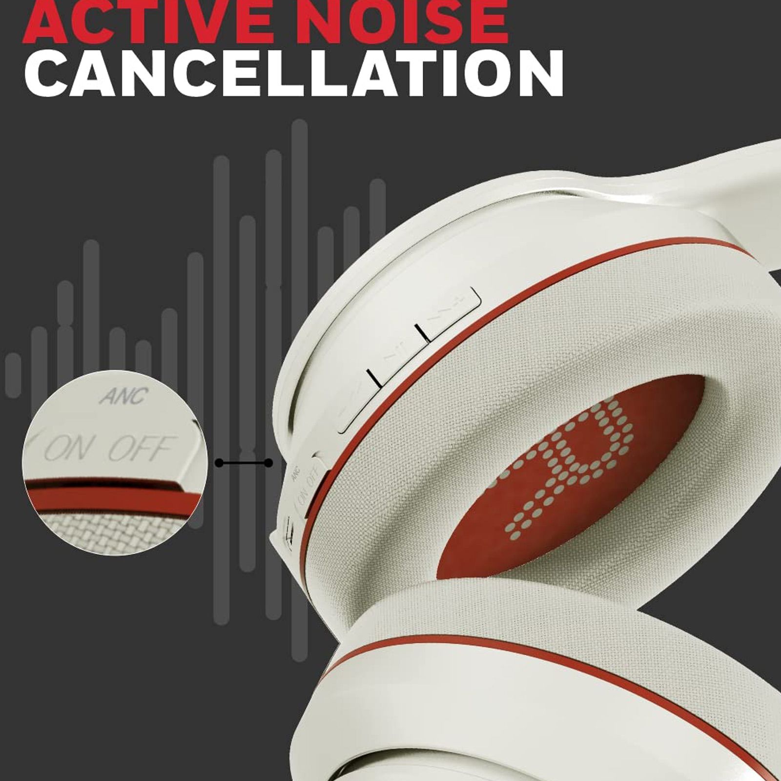 Honeywell Trueno U10 Bluetooth Headset with Mic (Upto 20 Hours Playback, Over Ear, Silver)_6