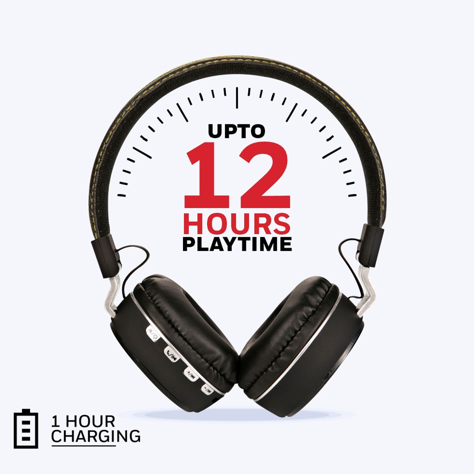 Honeywell Moxie V10 Bluetooth Headphone with Mic (Google Assistant Enabled, Over Ear, Black)_3