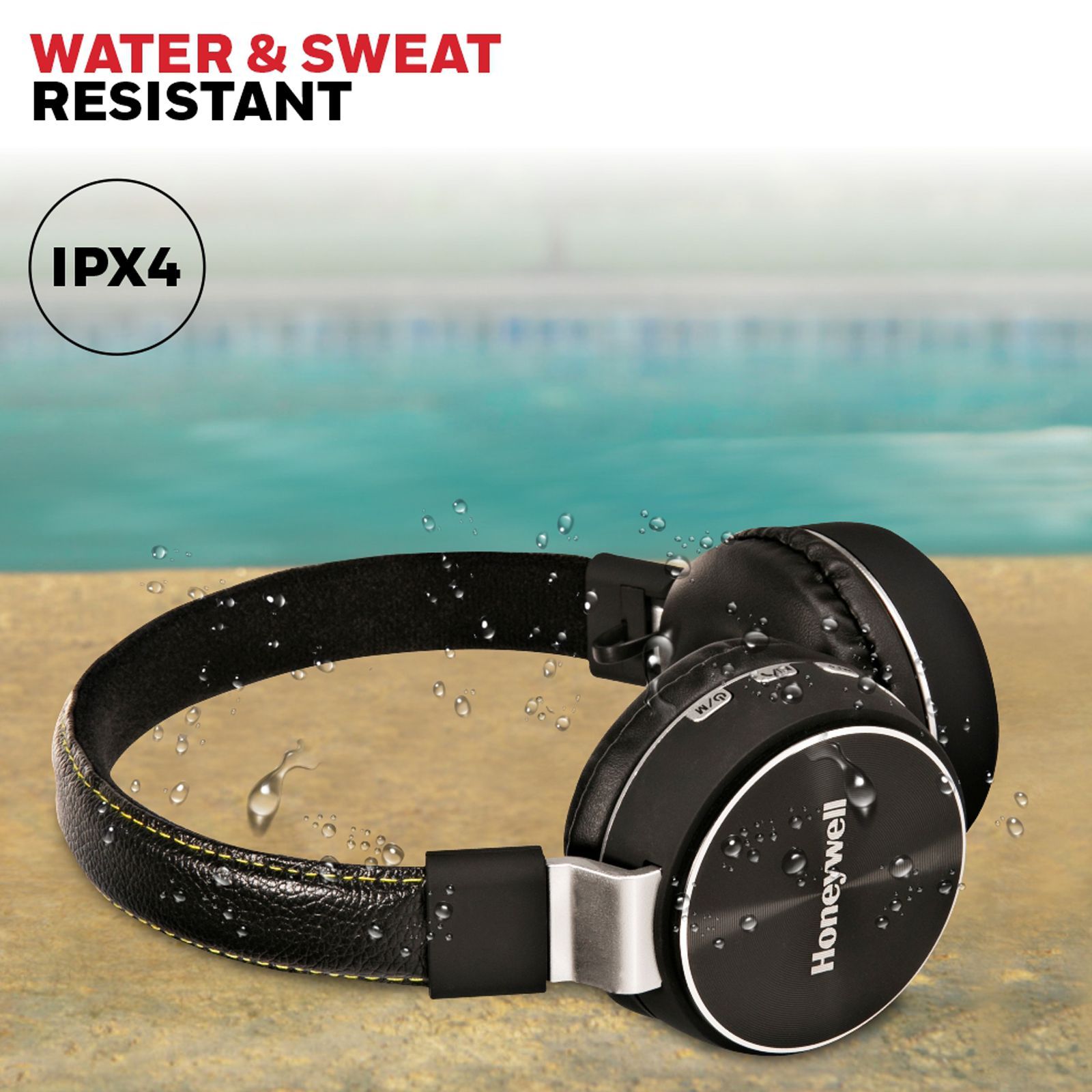 Honeywell Moxie V10 Bluetooth Headphone with Mic (Google Assistant Enabled, Over Ear, Black)_5