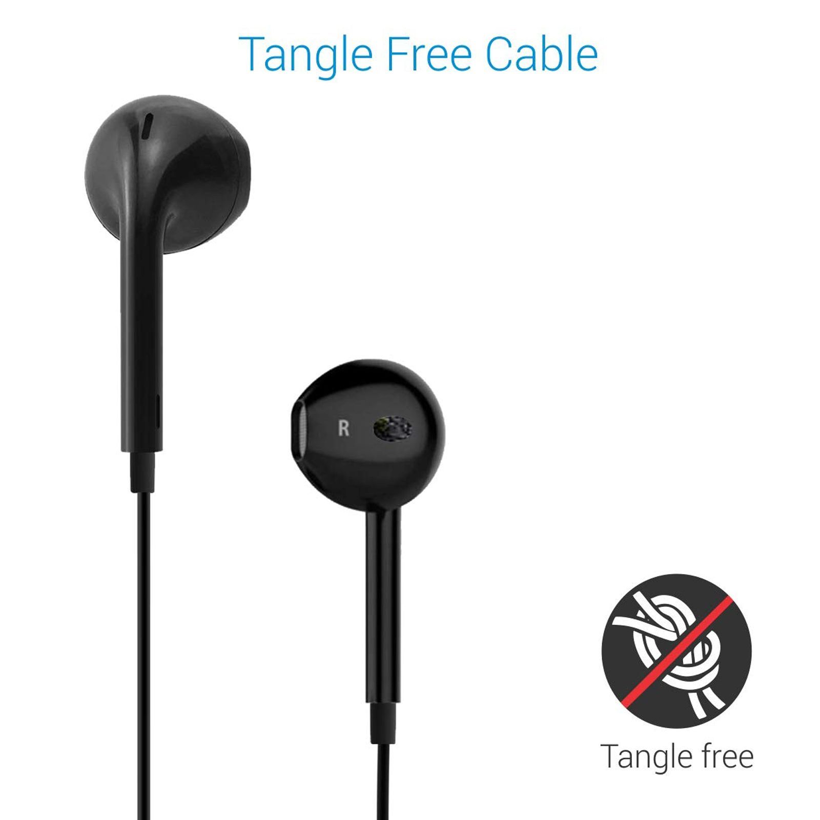 PORTRONICS Conch Beta Wired Earphone with Mic (In Ear, Black) PORTRONICS Conch Beta Wired Earphone with Mic (In Ear, Black)_5