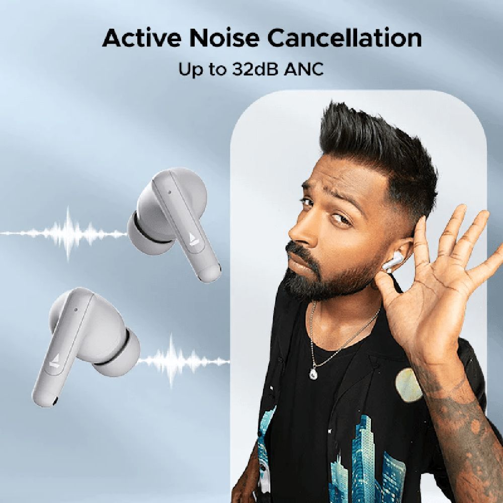 boAt Airdopes Unity TWS Earbuds with Active Noise Cancellation (IPX5 Sweat & Water Resistant, Insta Wake N’ Pair Technology, Grey)_6