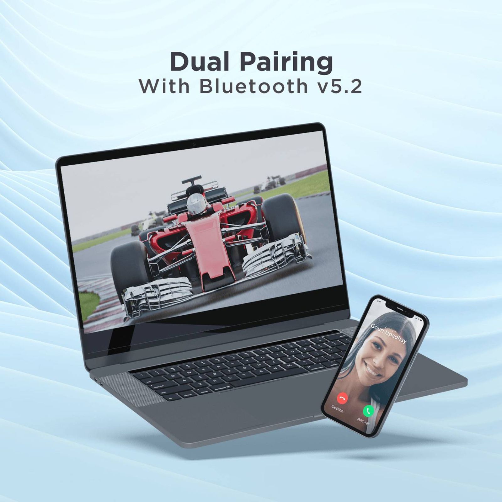 boAt Rockerz 460 Bluetooth Headphone with Mic (Dual Pairing, Over Ear, Bold Blue)_3