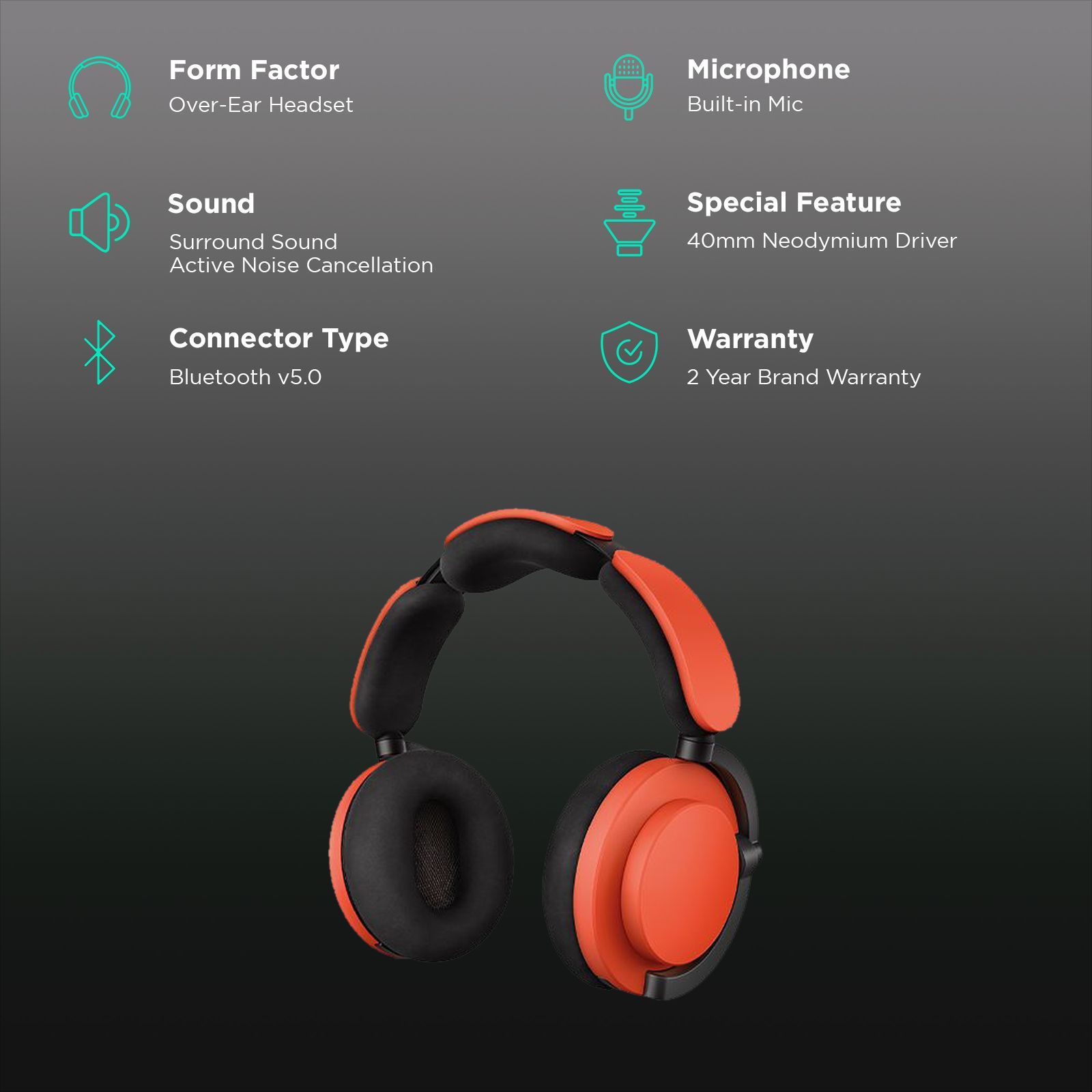 dyson OnTrac Bluetooth Headphone with Mic (Siri Voice Assistant, Over Ear, Ceramic Cinnabar) dyson OnTrac Bluetooth Headphone with Mic (Siri Voice Assistant, Over Ear, Ceramic Cinnabar)_2