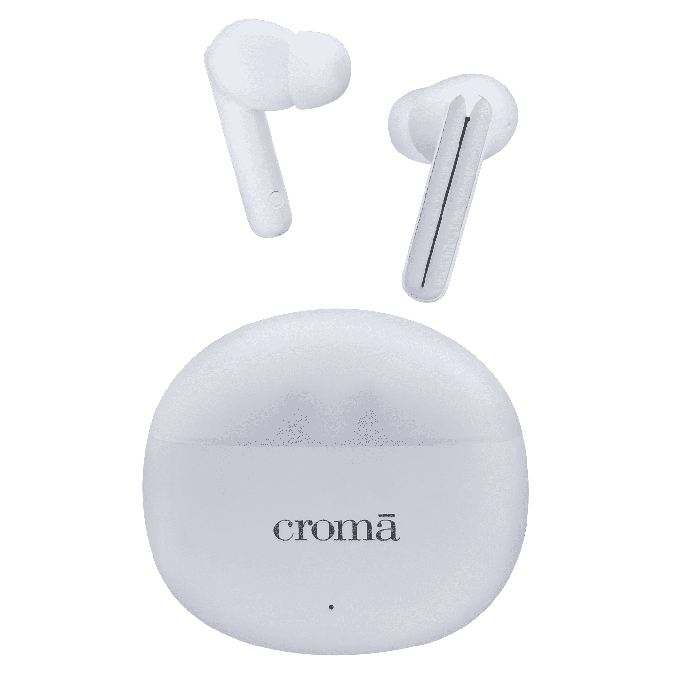 Croma TWS Earbuds with Environmental Noise Cancellation (IPX4 Water Resistant, Quad Mic, White)_7