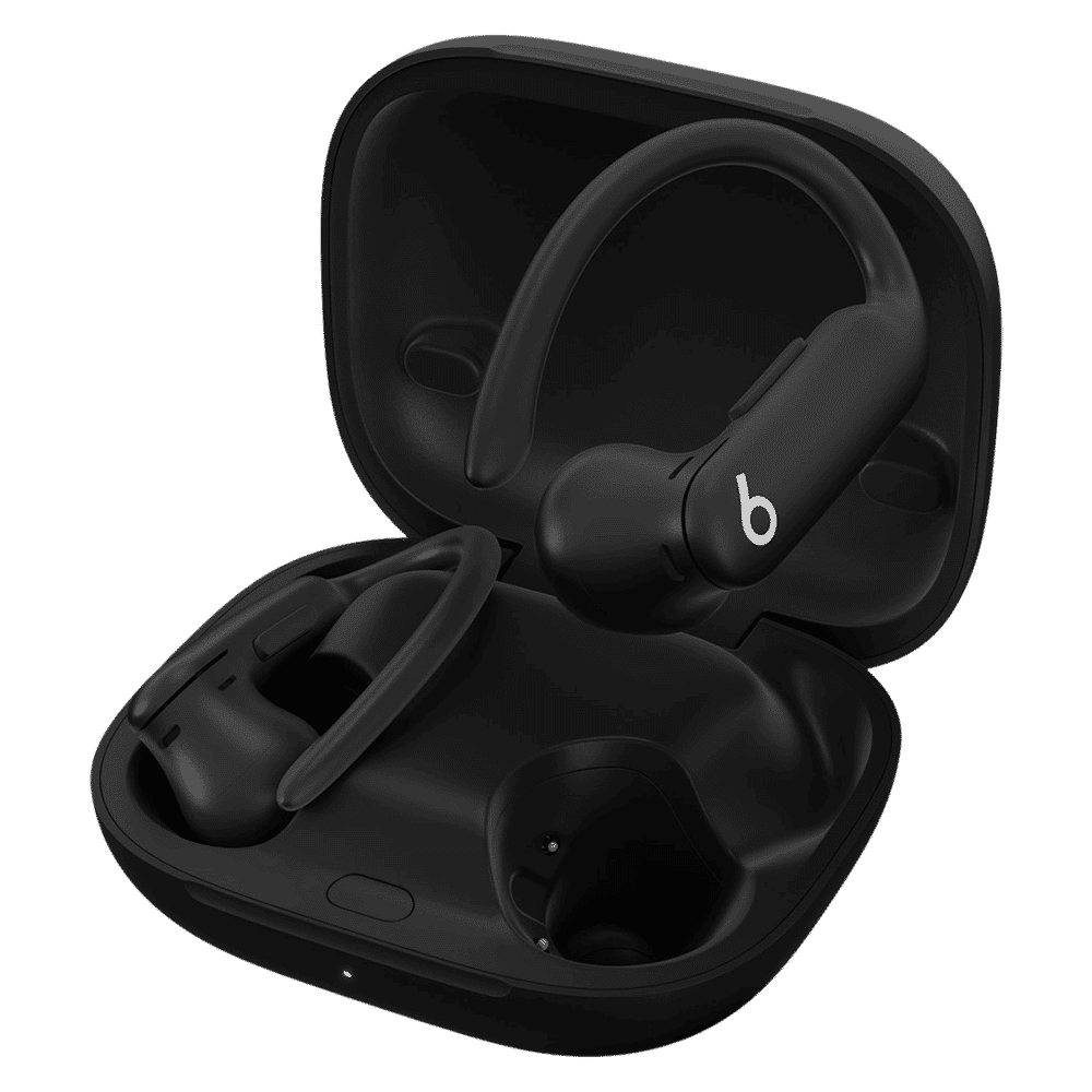 beats Powerbeats Pro 2 MX723ZM/A TWS Earbuds with Active Noise Cancellation (IPX4 Sweat & Water Resistant, Heart-rate Monitoring, Jet Black)_1
