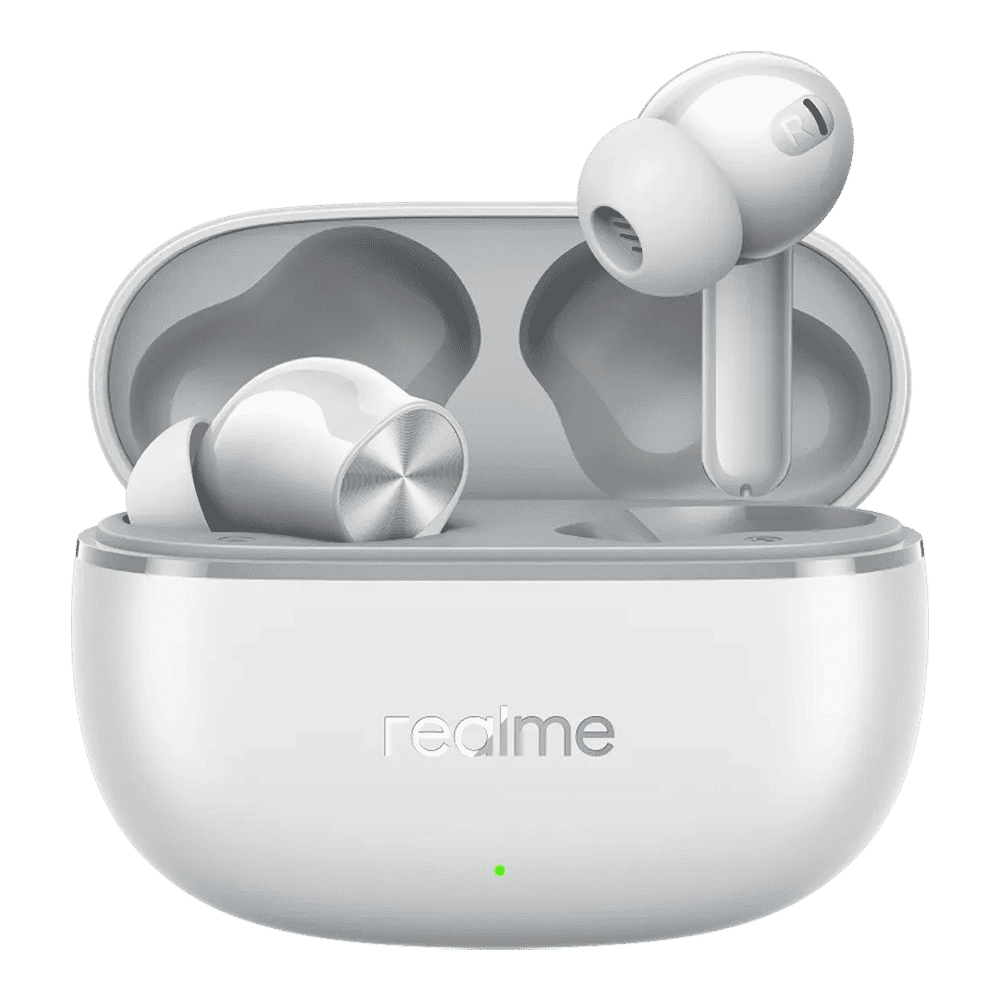 realme Buds T200 Lite TWS Earbuds with Environmental Noise Cancellation (IPX4 Water Resistant, Dual Device Connection, Storm Grey) realme Buds T200 Lite TWS Earbuds with Environmental Noise Cancellation (IPX4 Water Resistant, Dual Device Connection, Storm Grey)_1