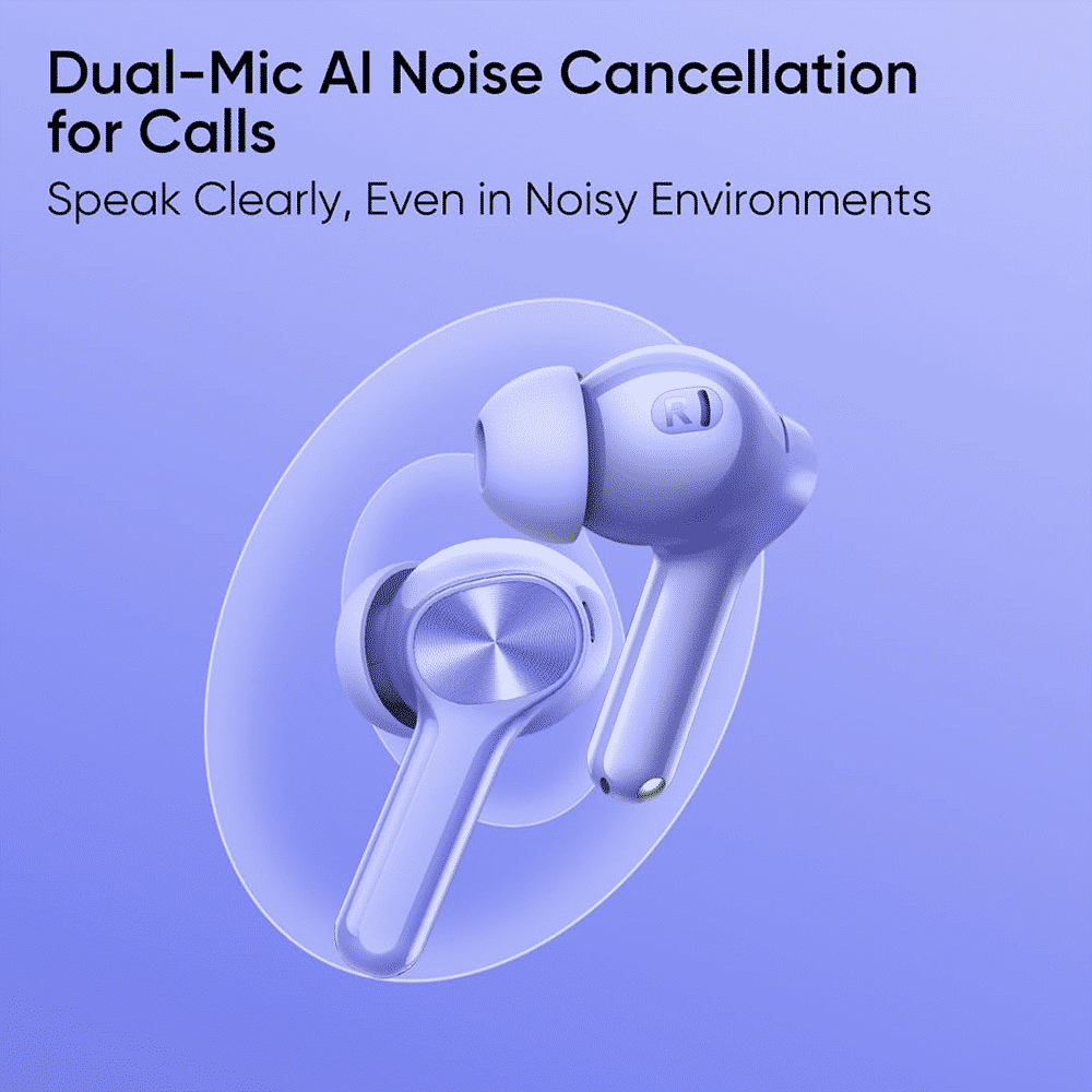 realme Buds T200 Lite TWS Earbuds with Environmental Noise Cancellation (IPX4 Water Resistant, Dual Device Connection, Aurora Purple)_9