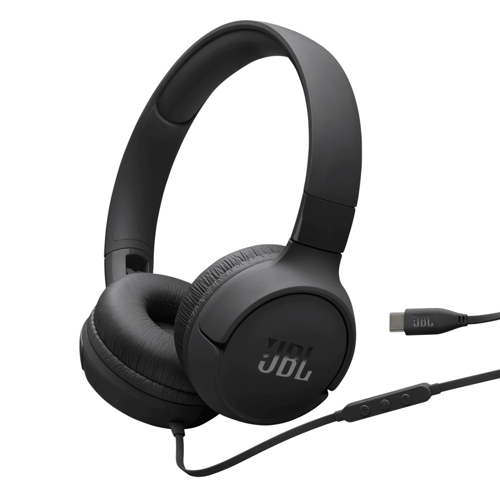 JBL Tune 520C JBLT520CBLK Wired Headphone with Mic (USB Type-C Connector, On Ear, Black)_1