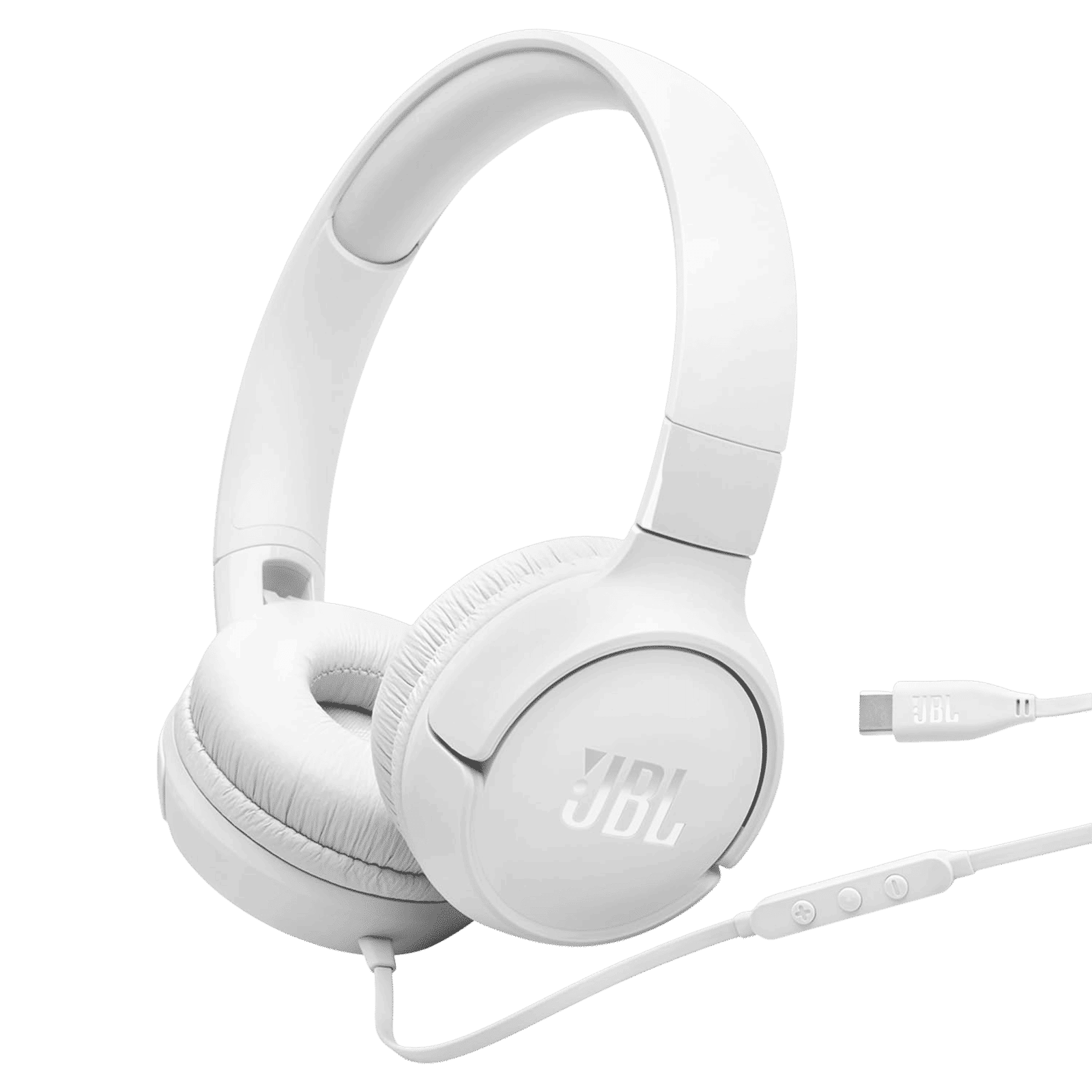 JBL Tune 520C JBLT520CWHT Wired Headphone with Mic (USB Type-C Connector, On Ear, White) JBL Tune 520C JBLT520CWHT Wired Headphone with Mic (USB Type-C Connector, On Ear, White)_1