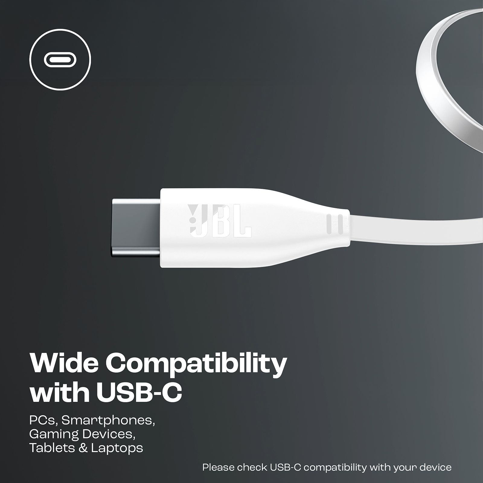 JBL Tune 520C JBLT520CWHT Wired Headphone with Mic (USB Type-C Connector, On Ear, White) JBL Tune 520C JBLT520CWHT Wired Headphone with Mic (USB Type-C Connector, On Ear, White)_5