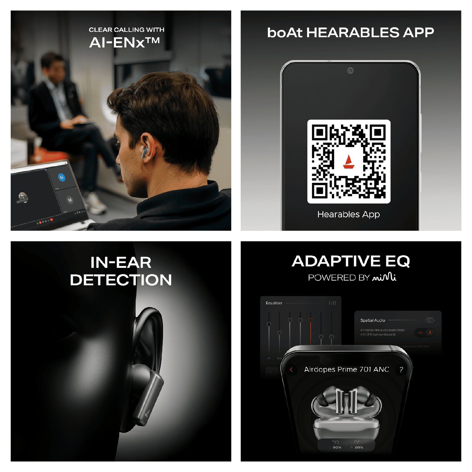 boAt Airdopes Prime 701 ANC TWS Earbuds with Hybrid Active Noise Cancellation (IPX5 Water Resistant, ASAP Charge, Obsidian Grey)_13