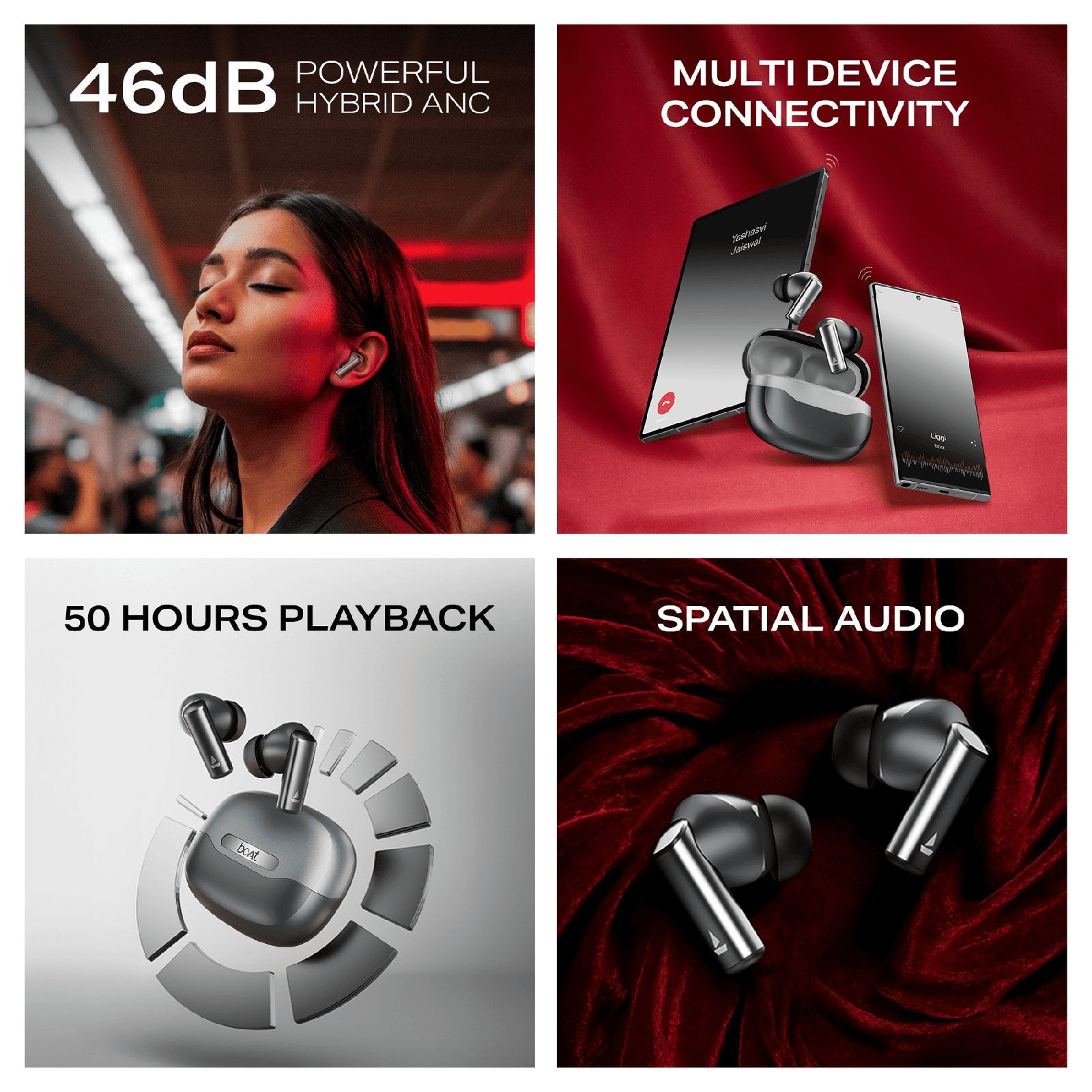 boAt Airdopes Prime 701 ANC TWS Earbuds with Hybrid Active Noise Cancellation (IPX5 Water Resistant, ASAP Charge, Obsidian Grey)_14