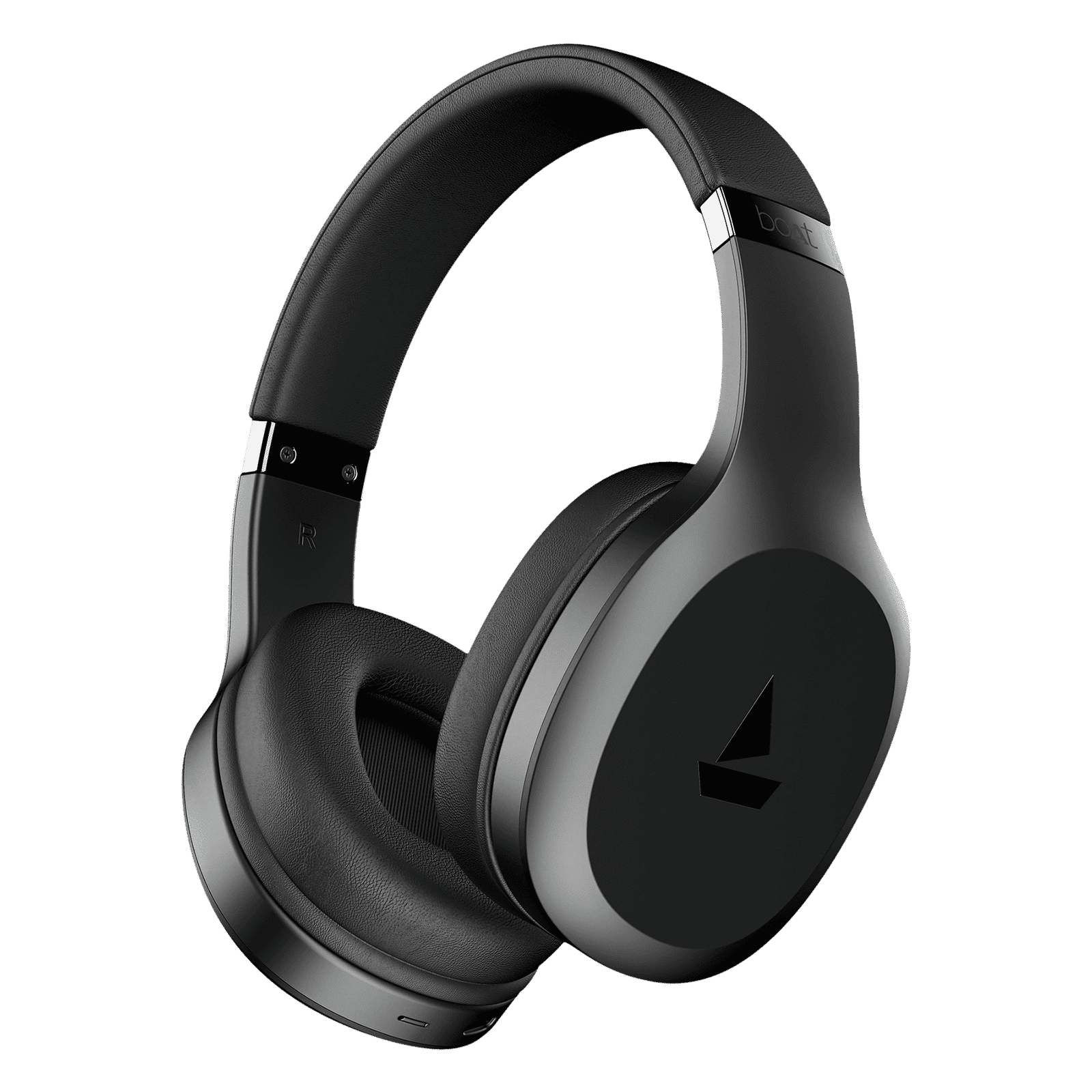 boAt Rockerz 412 Bluetooth Headphone with Mic (60 Hours Playback, Over Ear, Active Black)q_1