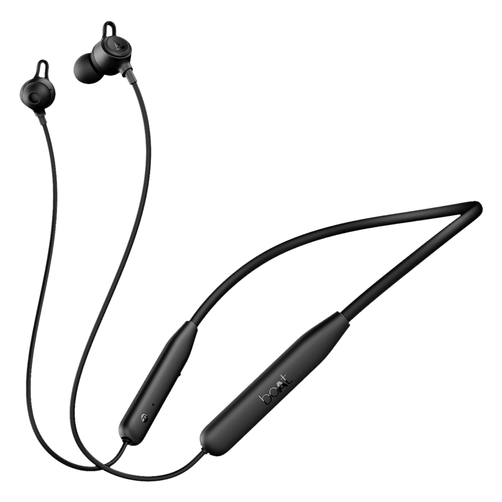 boAt Rockerz 200 Neckband with Environmental Noise Cancellation (IPX5 Water & Sweat Resistant, 60 Hours Playtime, Active Black)_1