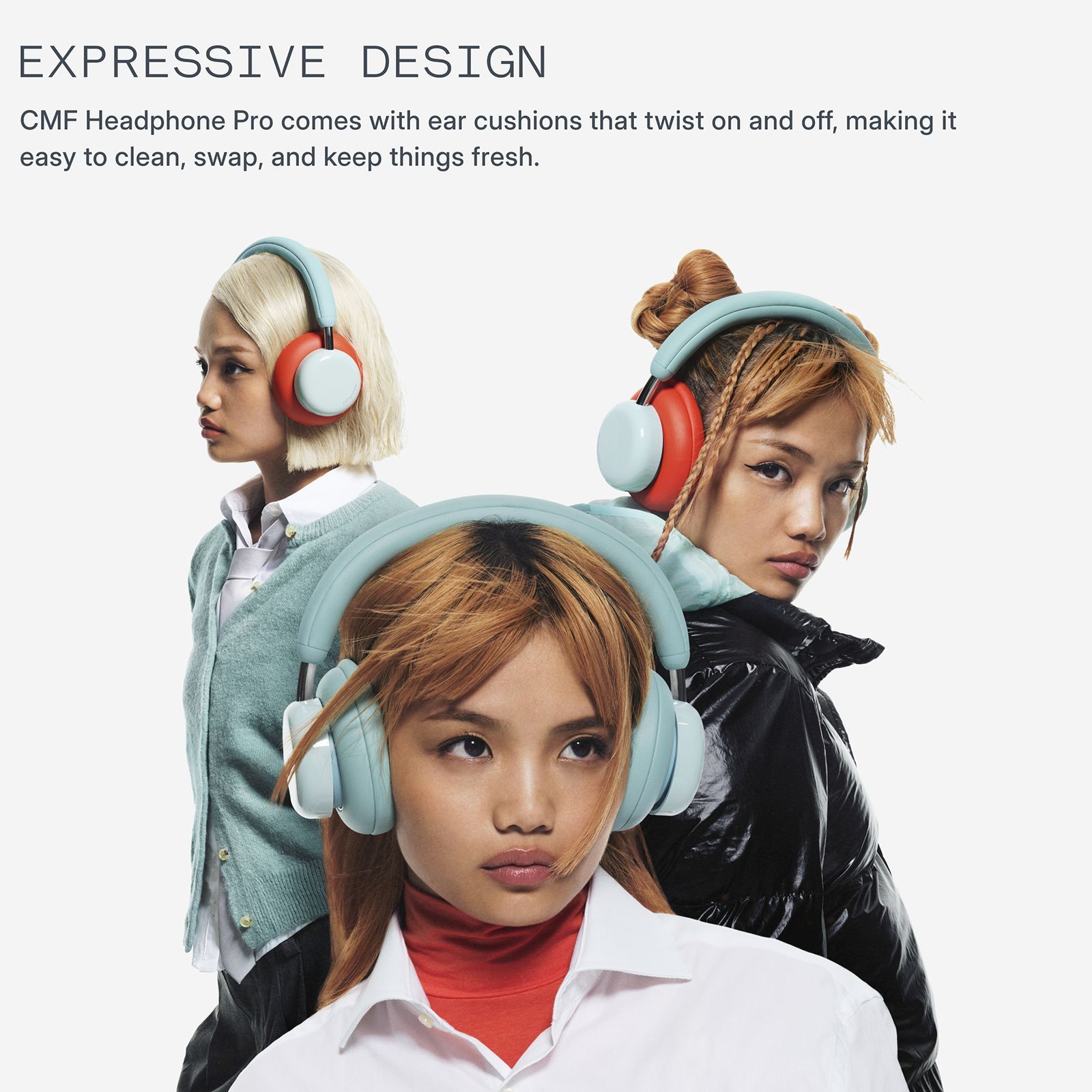 Nothing CMF Headphone Pro A11300011 Bluetooth Headphone with Mic (Hybrid Adaptive Active Noise Cancellation, Over Ear, Light Green_10