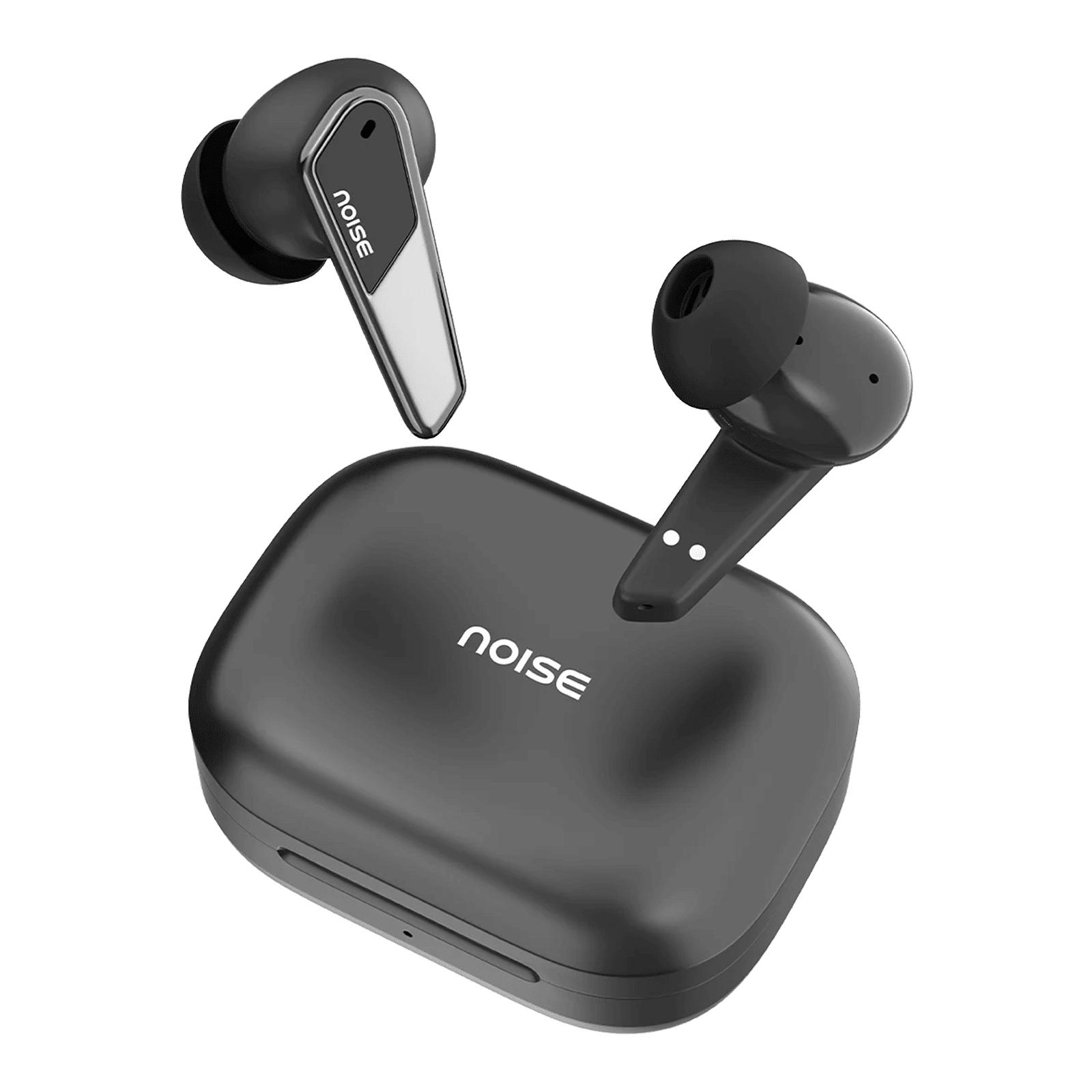 Noise Buds N1 Pro AUDHDPHNBUDSN1BLK TWS Earbuds with Active Noise Cancellation (IPX5 Water Resistant, Instacharge, Chrome Black)_1