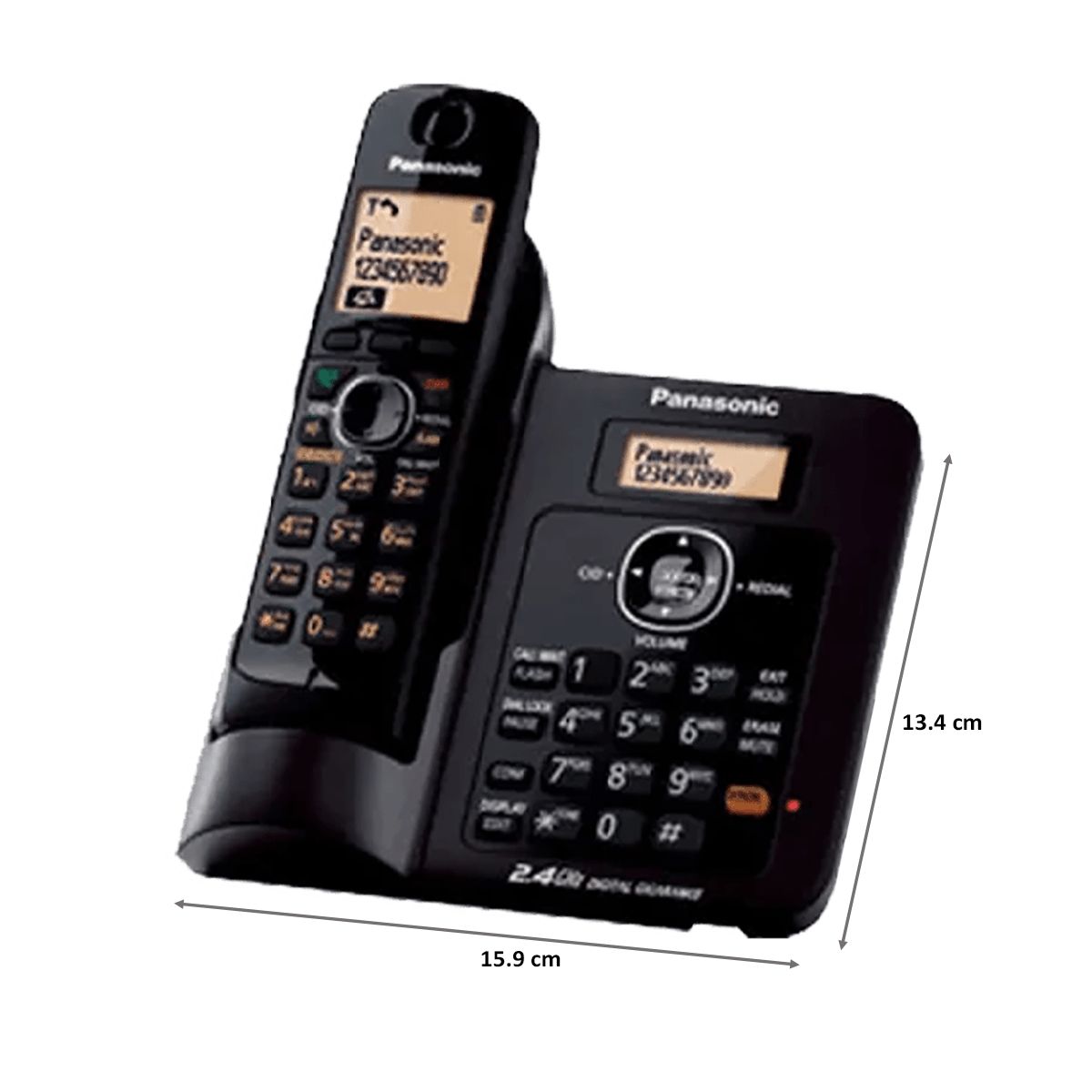 Panasonic Cordless Phone (KX-TG3811, Black)_2
