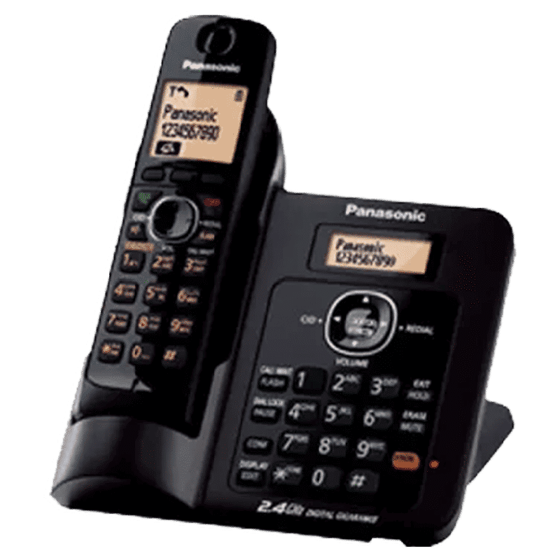 Panasonic Cordless Phone (KX-TG3811, Black)_1