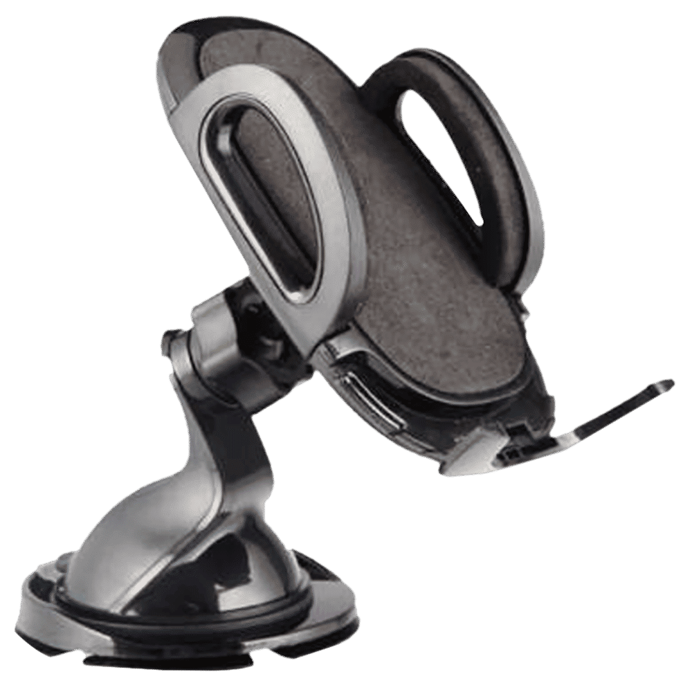 Stuffcool Mini Suction Lock Car Mount Holder (CPMMH-BLK, Black)_5
