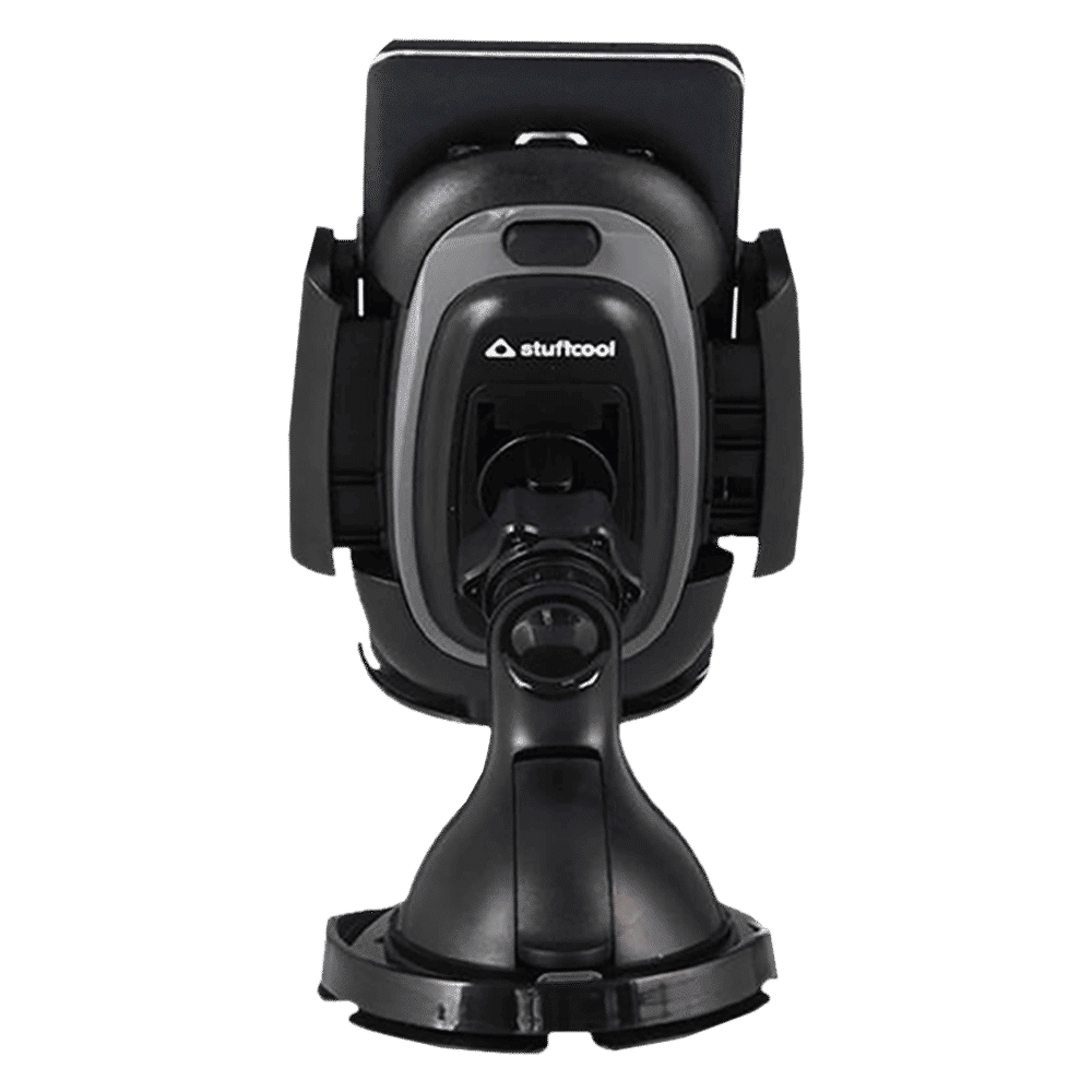 Stuffcool Mini Suction Lock Car Mount Holder (CPMMH-BLK, Black)_7