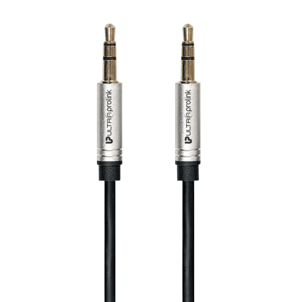 ultraprolink AudioOX 3.5mm Aux to 3.5mm Aux 4.92 Feet (1.5M) Cable (Tangle Free, Black)_1