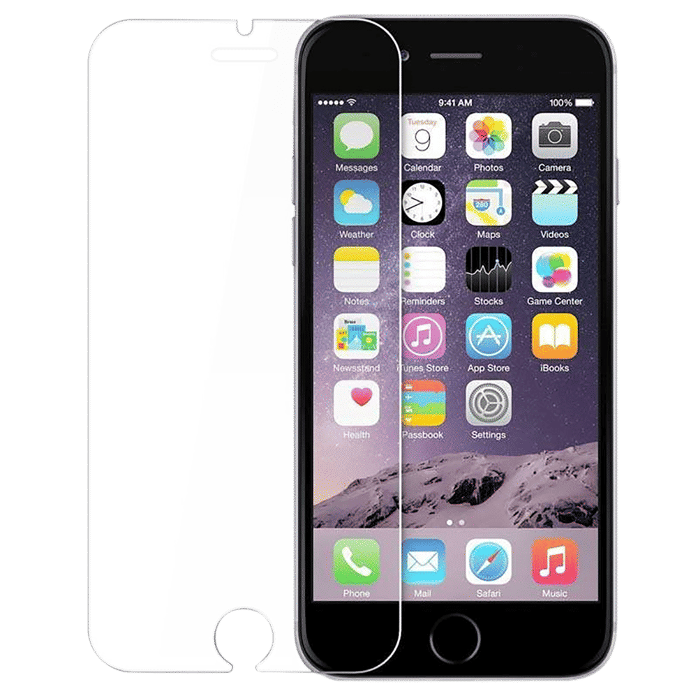 Brilyant Catz Tempered Glass Screen Protector for Apple iPhone 6 and 6S (Ultra Transparent Visibility)_1
