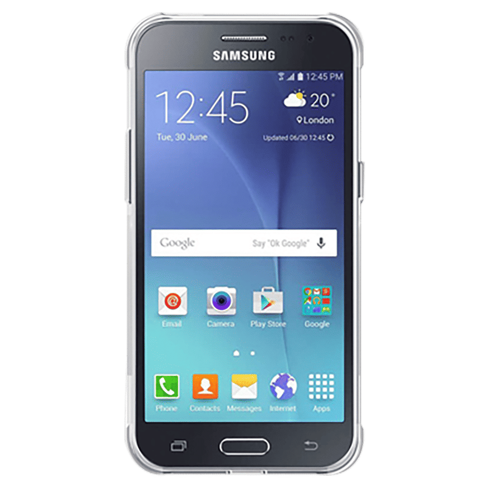 AMZER AMZ98624 Soft TPU Back Cover for Samsung Galaxy J2 (Wear And Tear Protection, Black)_3