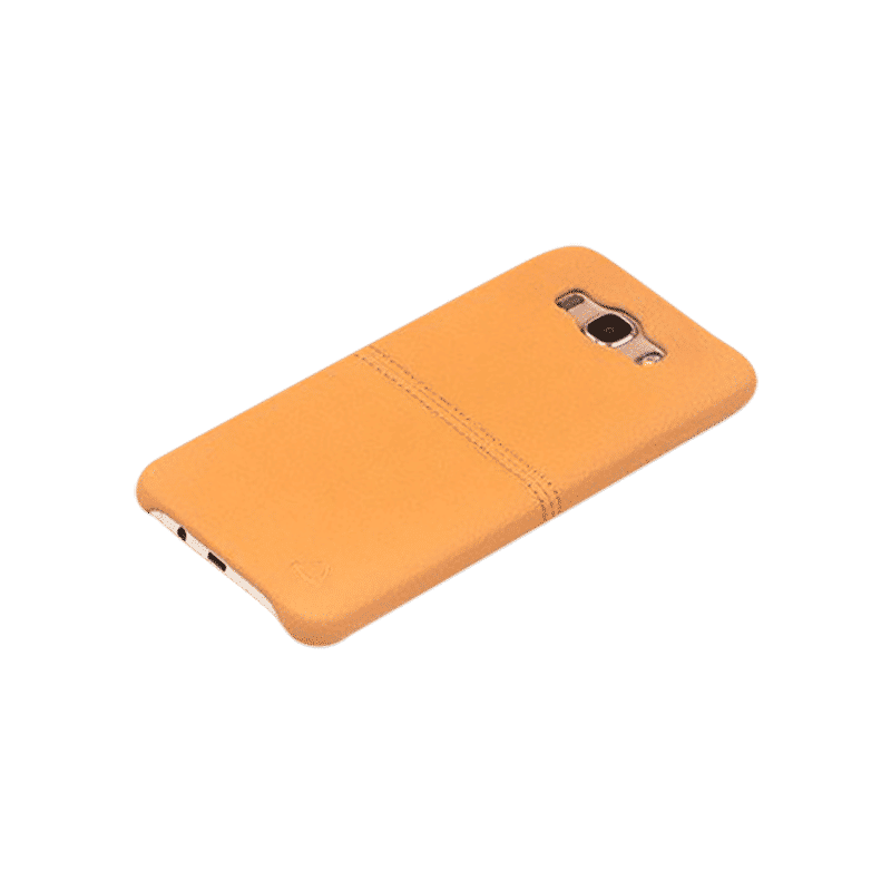 stuffcool Aristo Leather Back Cover for Samsung Galaxy J7 (Camera Protection, Light Brown)_3