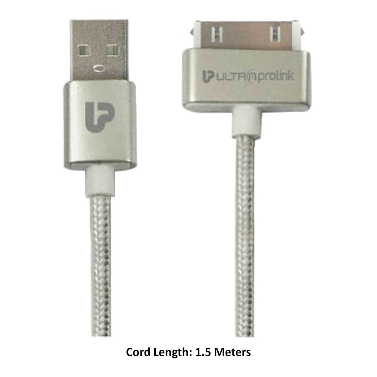 ultraprolink iDock Type A to 30 pin 4.95 Feet (1.5 M) Cable (Tangle-free Design, Silver)_7