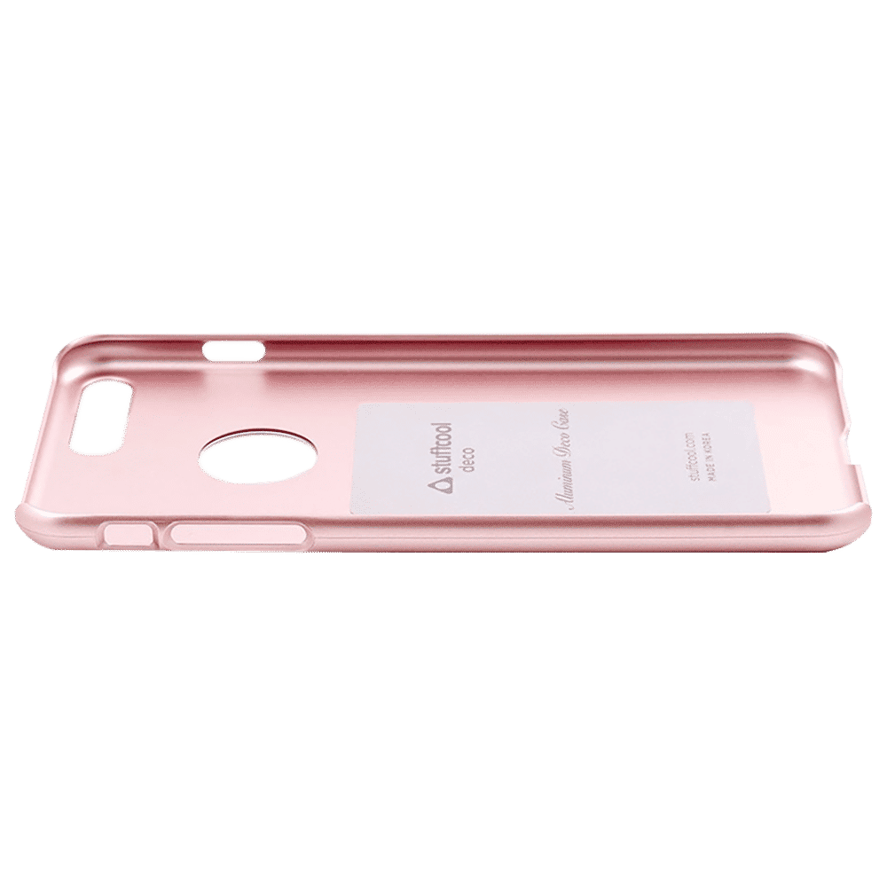 stuffcool Deco Hard Aluminium Back Cover for Apple iPhone 7 Plus (Lightweight & Durable Protection, Rose Gold)_3