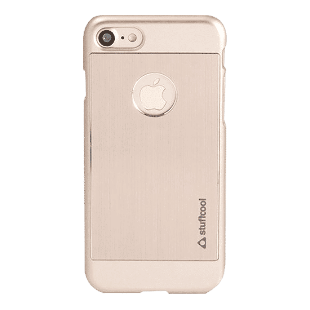 stuffcool Deco Hard Aluminium Back Cover for Apple iPhone 7 (Lightweight & Durable Protection, Gold)_1