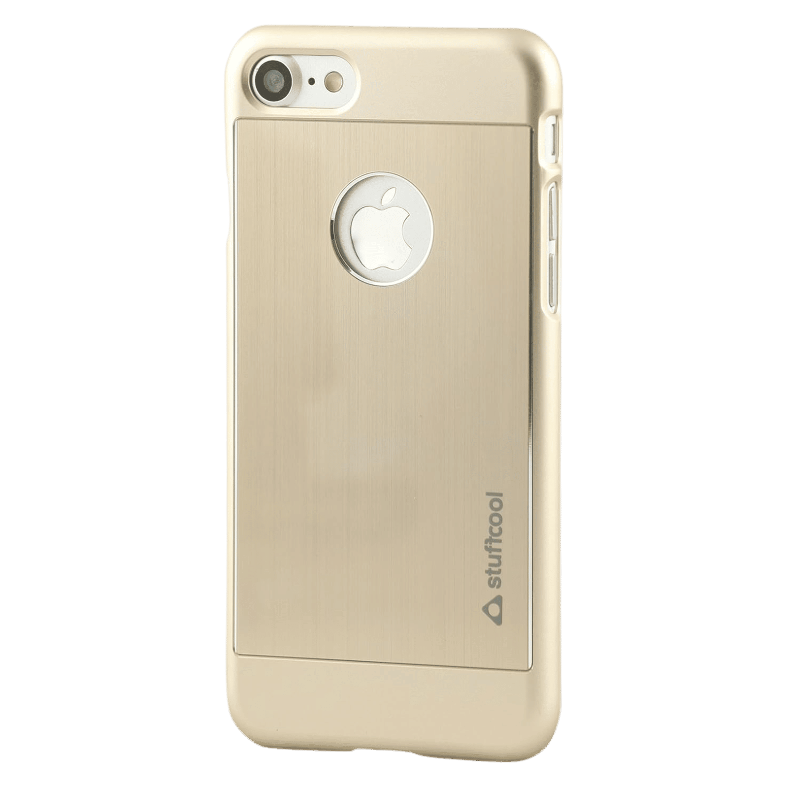 stuffcool Deco Hard Aluminium Back Cover for Apple iPhone 7 (Lightweight & Durable Protection, Gold)_7