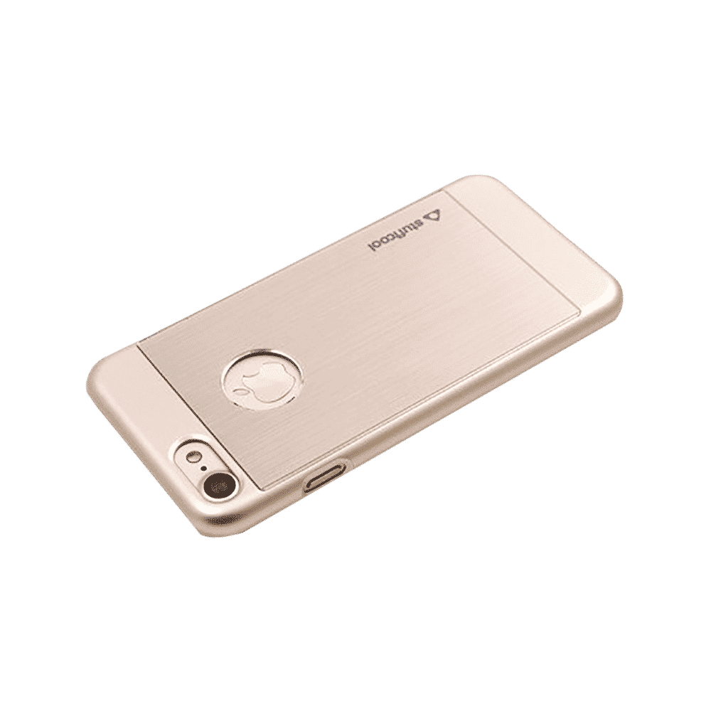 stuffcool Deco Hard Aluminium Back Cover for Apple iPhone 7 (Lightweight & Durable Protection, Gold)_3