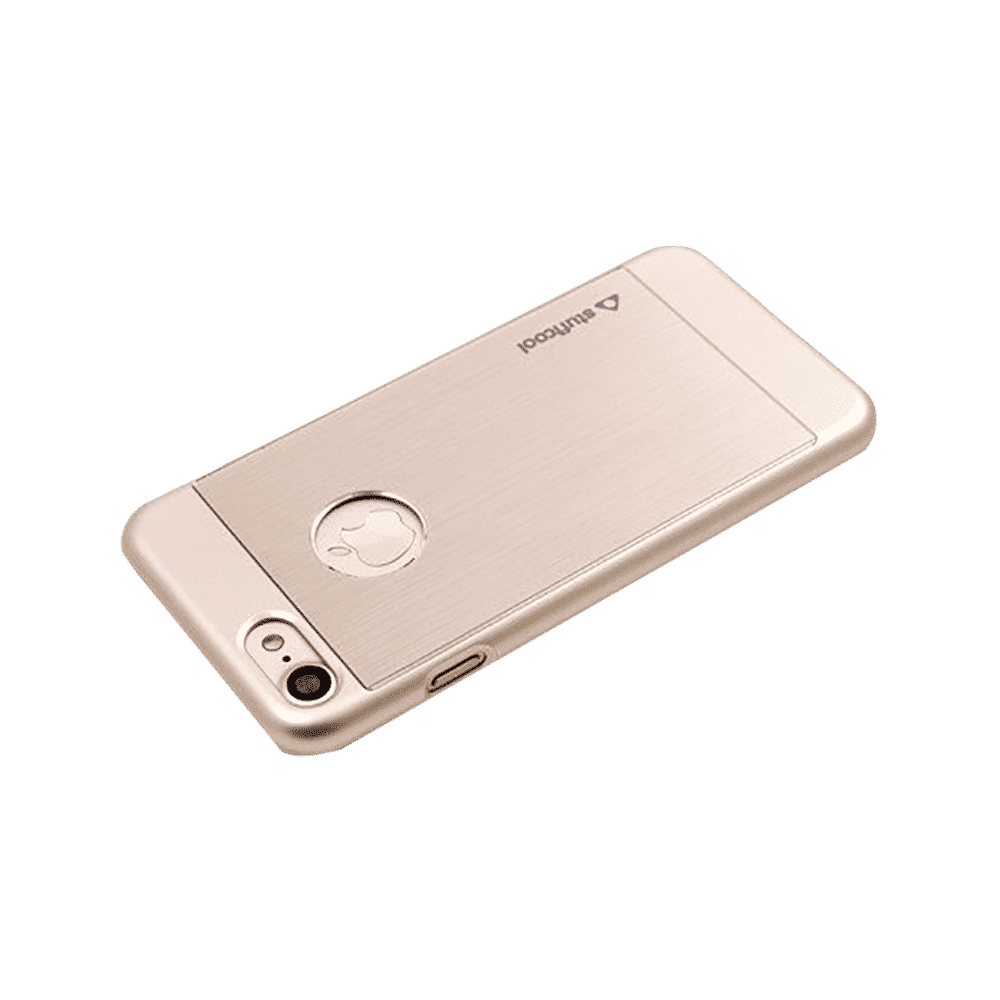 stuffcool Deco Hard Aluminium Back Cover for Apple iPhone 7 (Lightweight & Durable Protection, Gold)_3