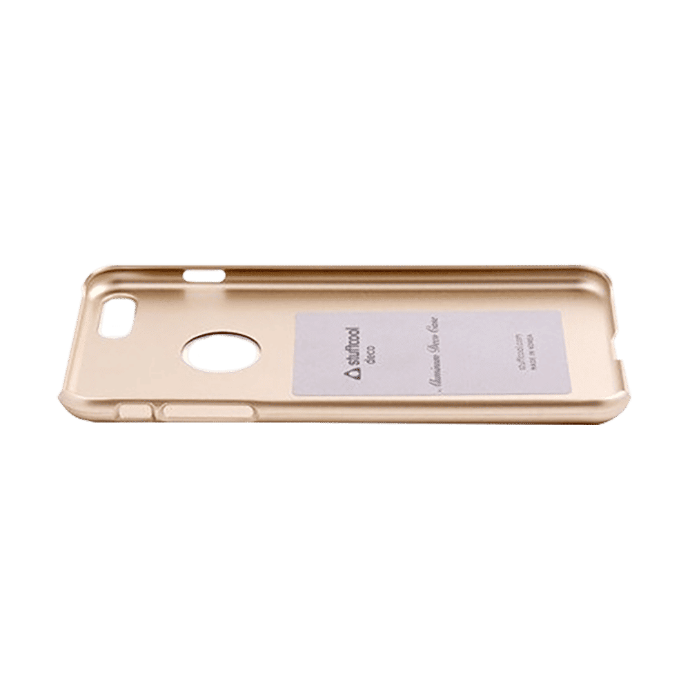 stuffcool Deco Hard Aluminium Back Cover for Apple iPhone 7 (Lightweight & Durable Protection, Gold)_5