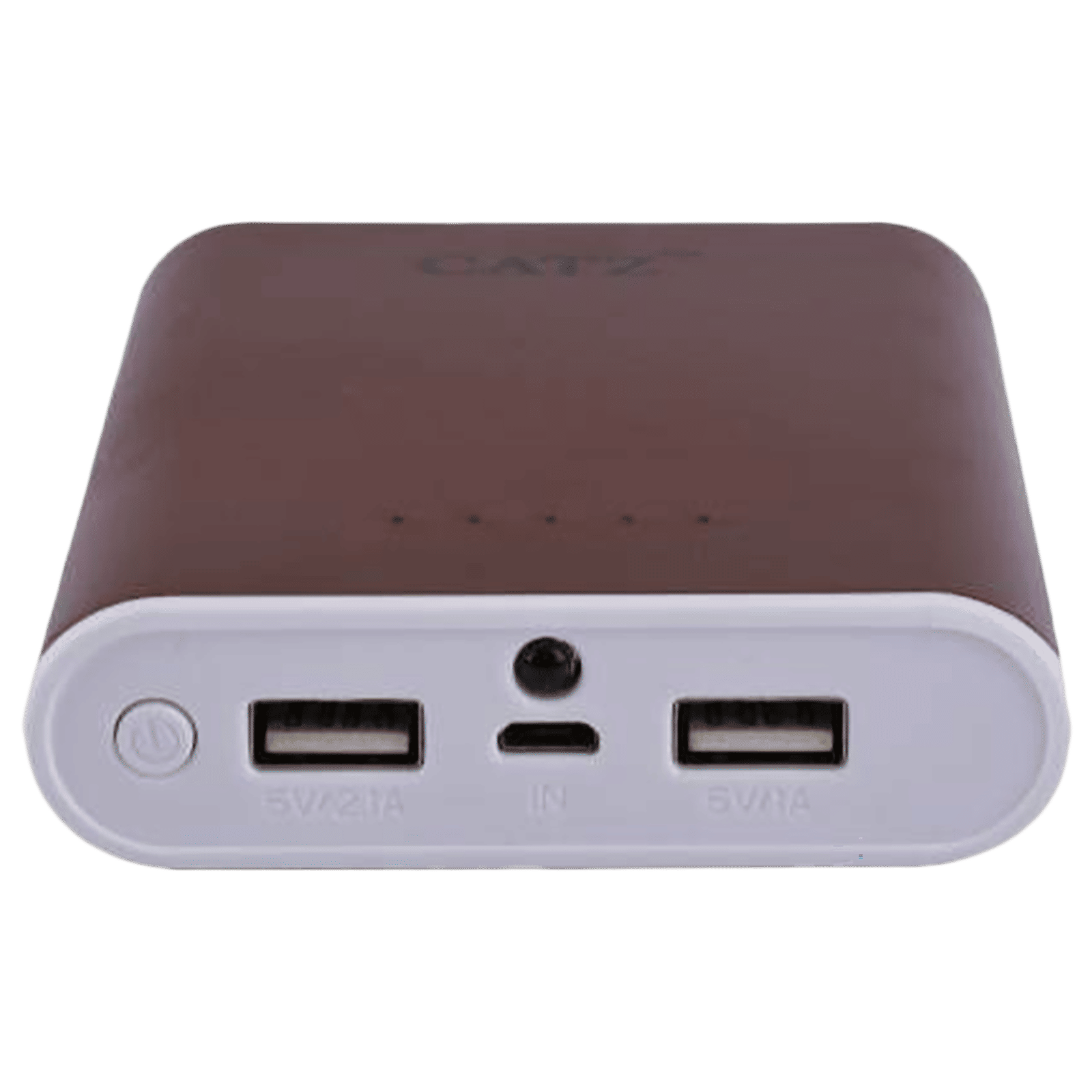 CATZ 10000 mAh Power Bank (1 Micro USB & 2 Type A Ports, Intelligent Safety Protection, Brown)_4