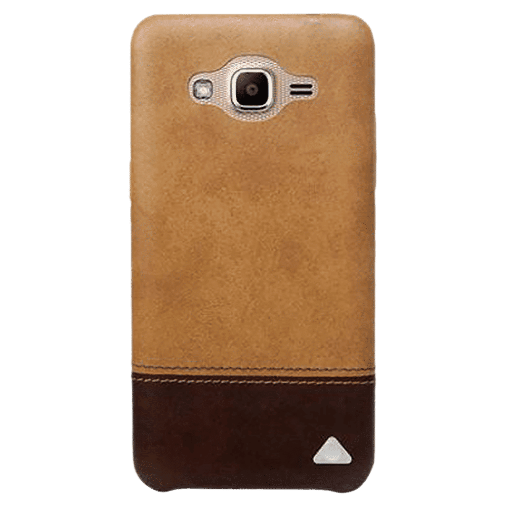 stuffcool Vogue PU Leather Back Cover for Samsung Galaxy J2 Ace (Lightweight Design, Brown) stuffcool Vogue PU Leather Back Cover for Samsung Galaxy J2 Ace (Lightweight Design, Brown)_1
