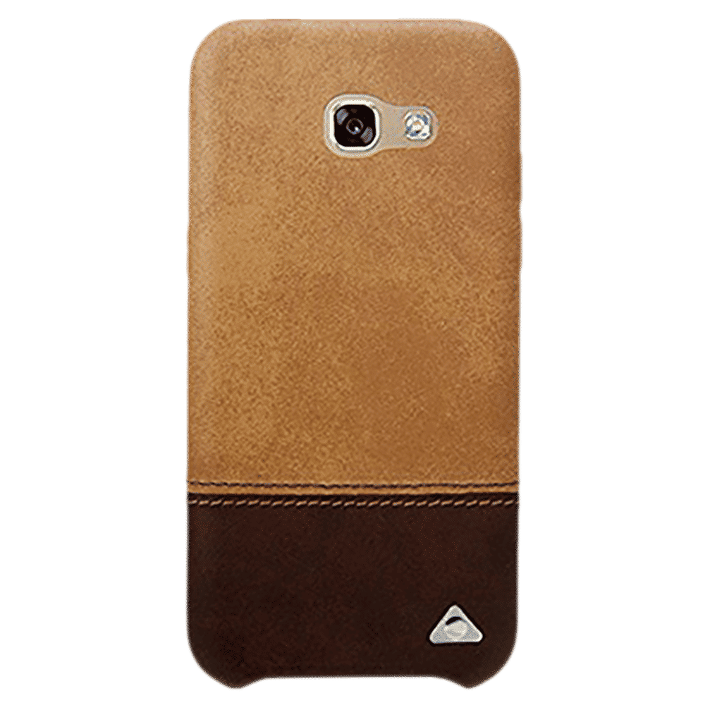 stuffcool Vogue Hard Faux Leather Back Cover for SAMSUNG Galaxy A5 (Soft Inner Lining, Dark Brown & Light Brown)_1